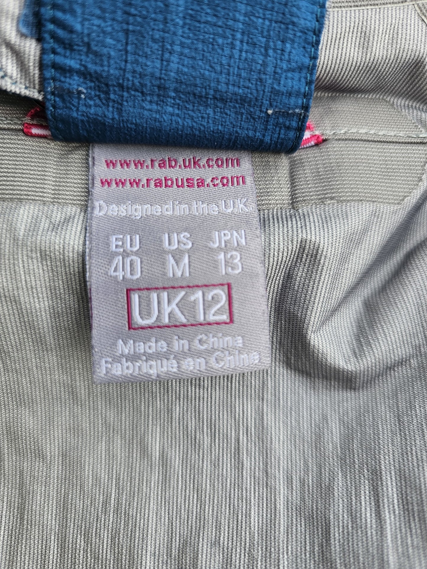 Womens Rab Event Waterproof & Wind Proof Walking/Hiking Jacket/Coat - UK 12