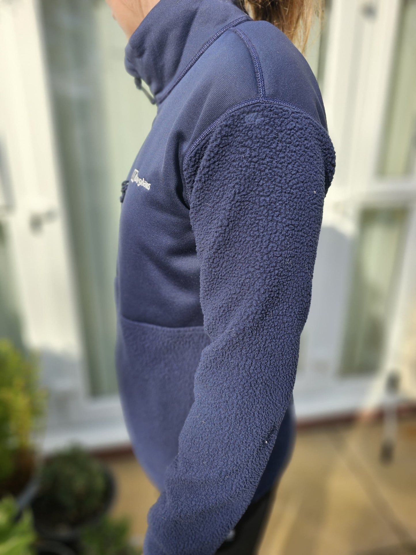 Berghaus Fadley 1/2 Zip Navy Blue Fleece Pullover Jumper - 12