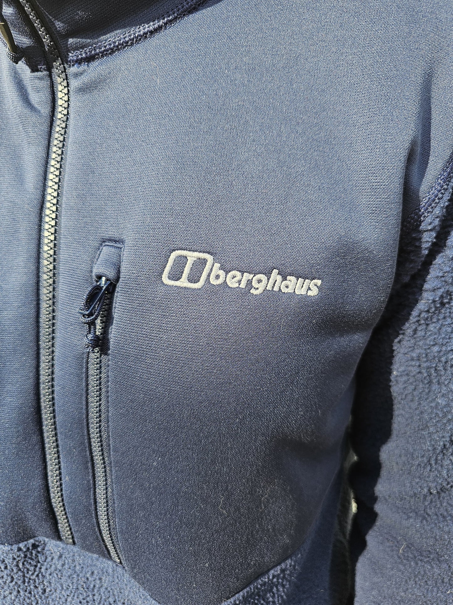 Berghaus Fadley 1/2 Zip Navy Blue Fleece Pullover Jumper - 12