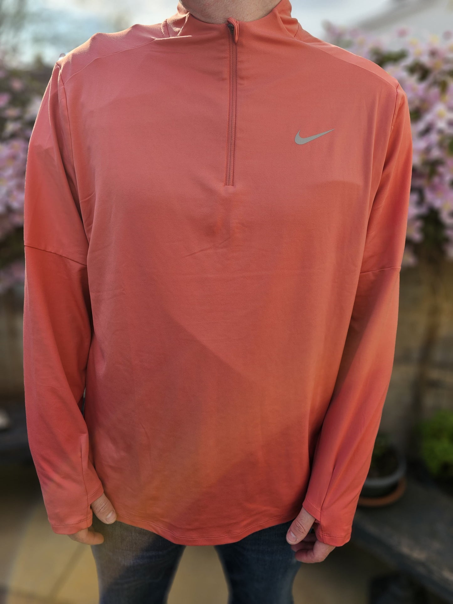 Nike Dri-Fit Long Sleeve Active Wear 1/4 Zip Top - XL/Extra Large