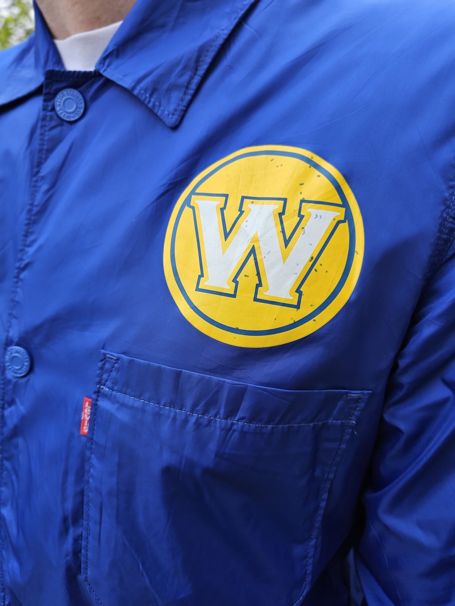 Vintage Levi's X NBA Golden State Warriors Jacket - M/Medium