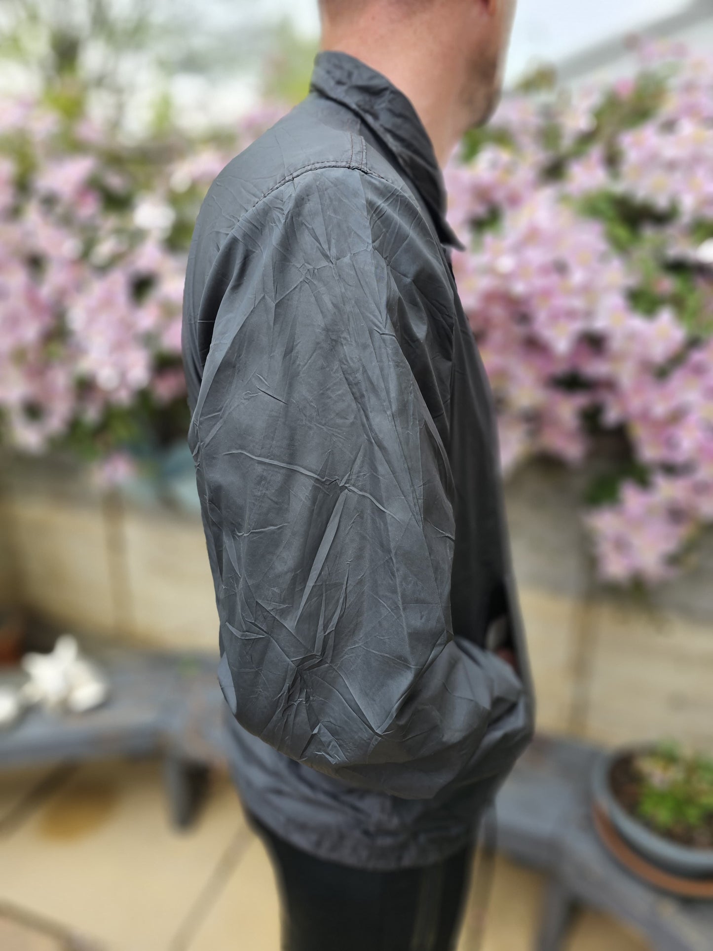 Vintage Levi's Black Button Up Coach Jacket - S/Small M/Medium