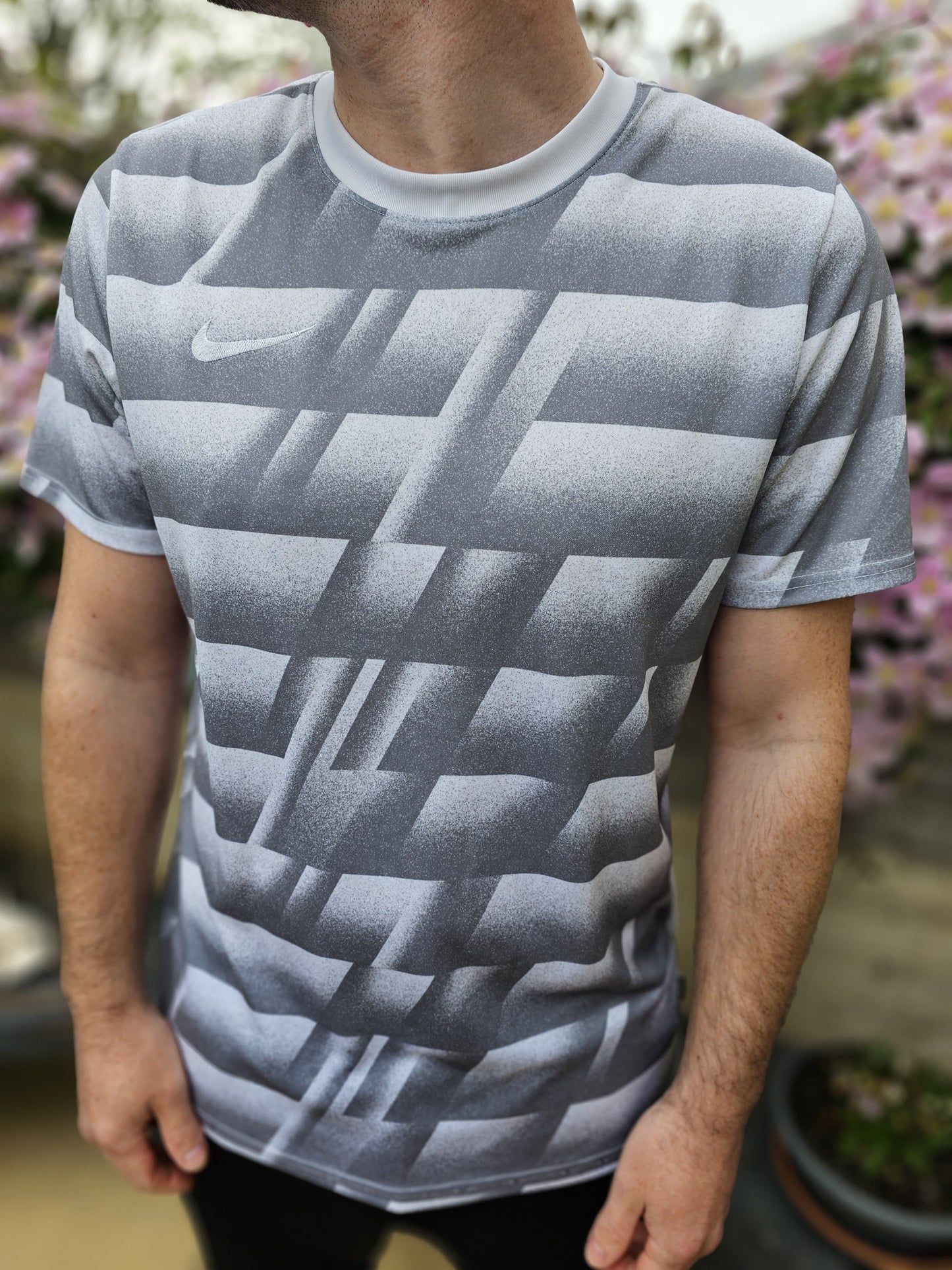 Mens Slim Fit Nike Dri-fit Short Sleeve T-Shirt Top - XL/Extra Large
