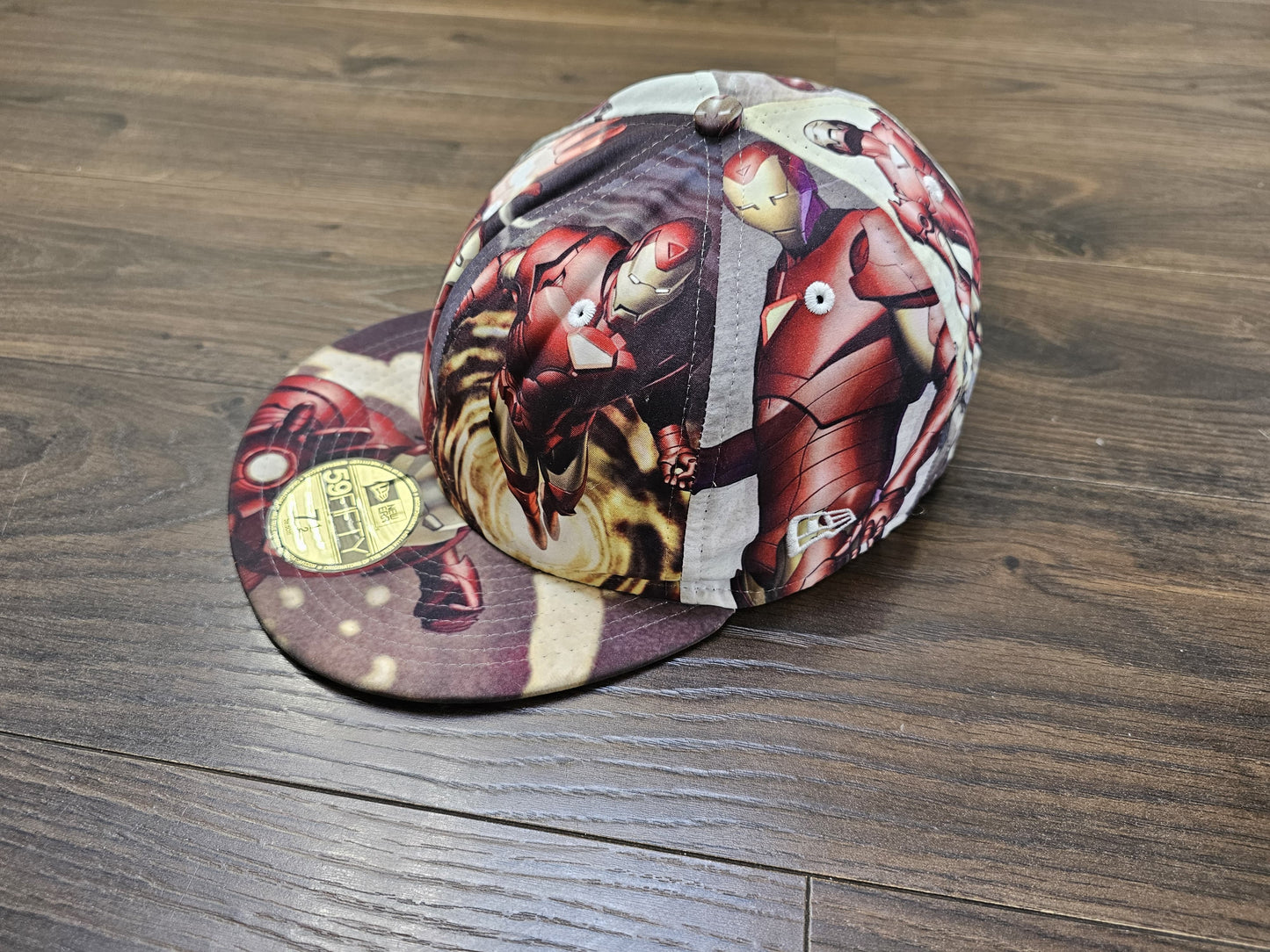 Awesome Rare New Era Iron Man Snap Back Hat Cap - 7.5 Adjustable