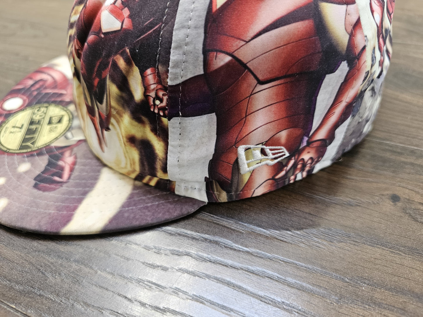 Awesome Rare New Era Iron Man Snap Back Hat Cap - 7.5 Adjustable