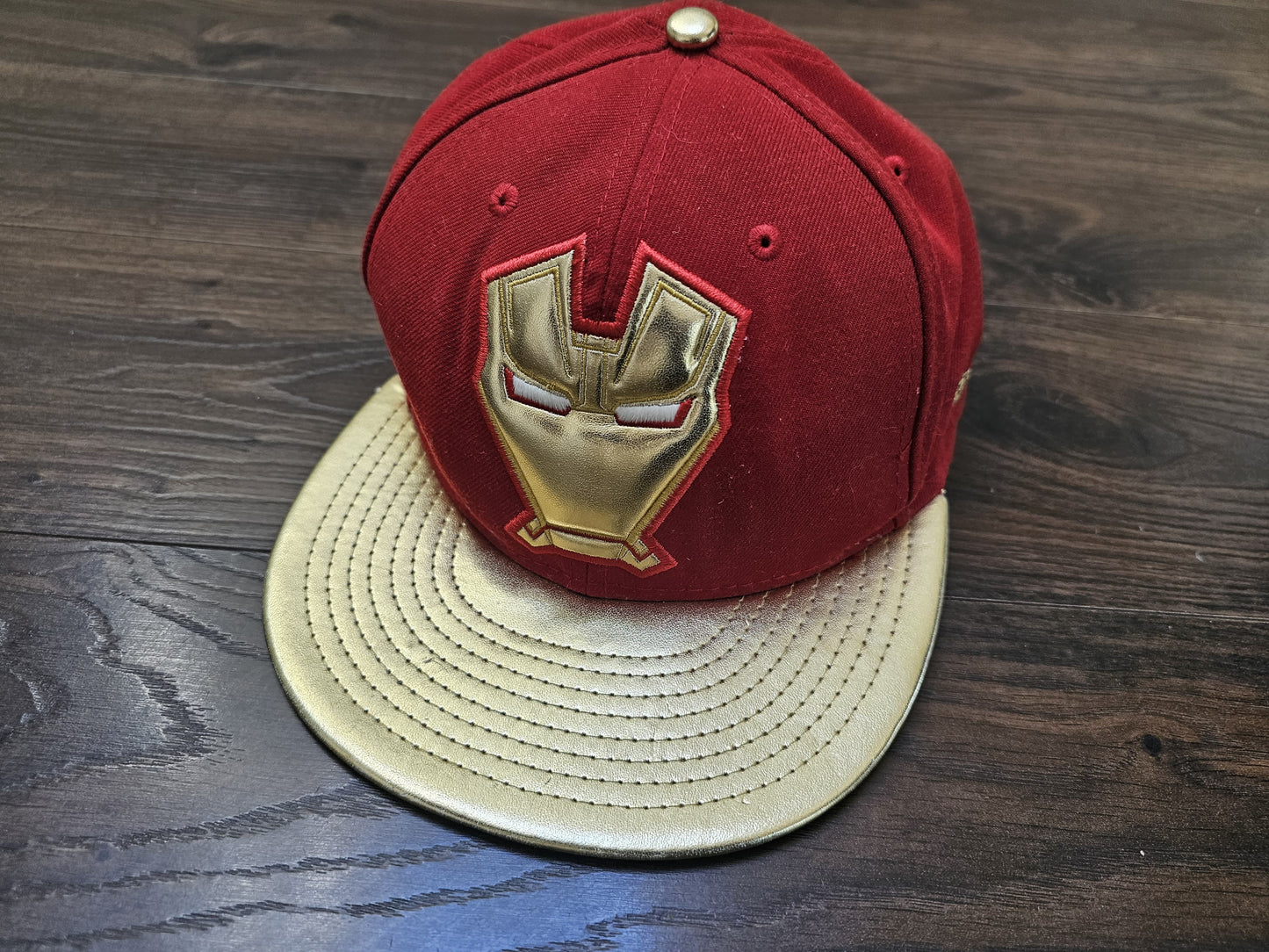 Awesome Rare New Era Iron Man Snap Back Hat Cap - 7.5 Adjustable