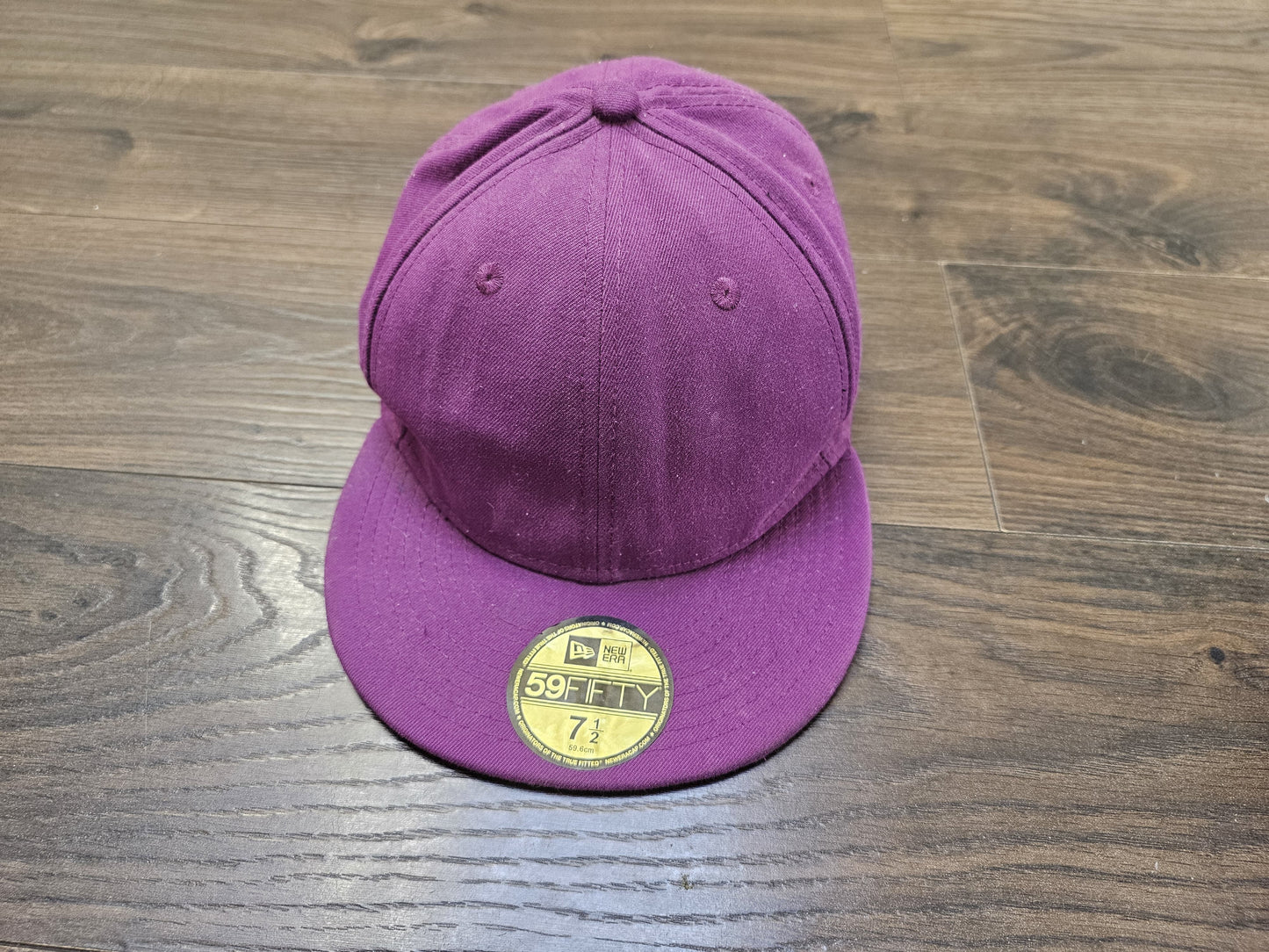 New Era Purple Snap Back Cap Hat 7.5 Adjustable - Unisex