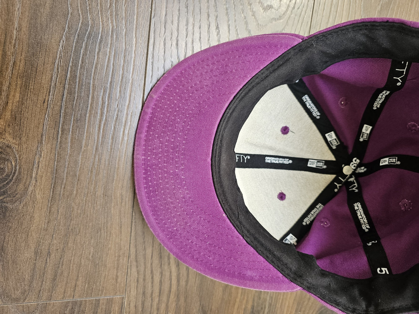 New Era Purple Snap Back Cap Hat 7.5 Adjustable - Unisex