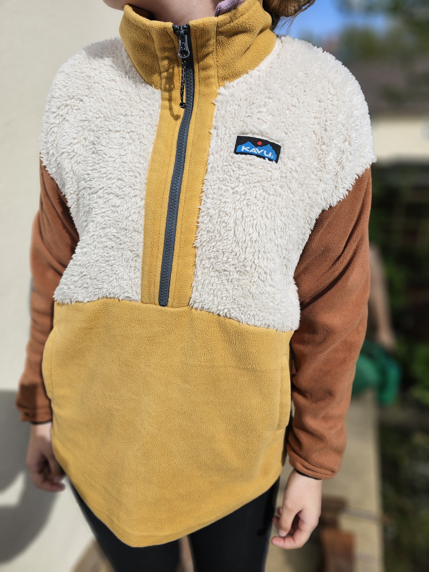 Kavu Womens Timber Lane Half Zip Fleece Pullover Jumper - M/Medium
