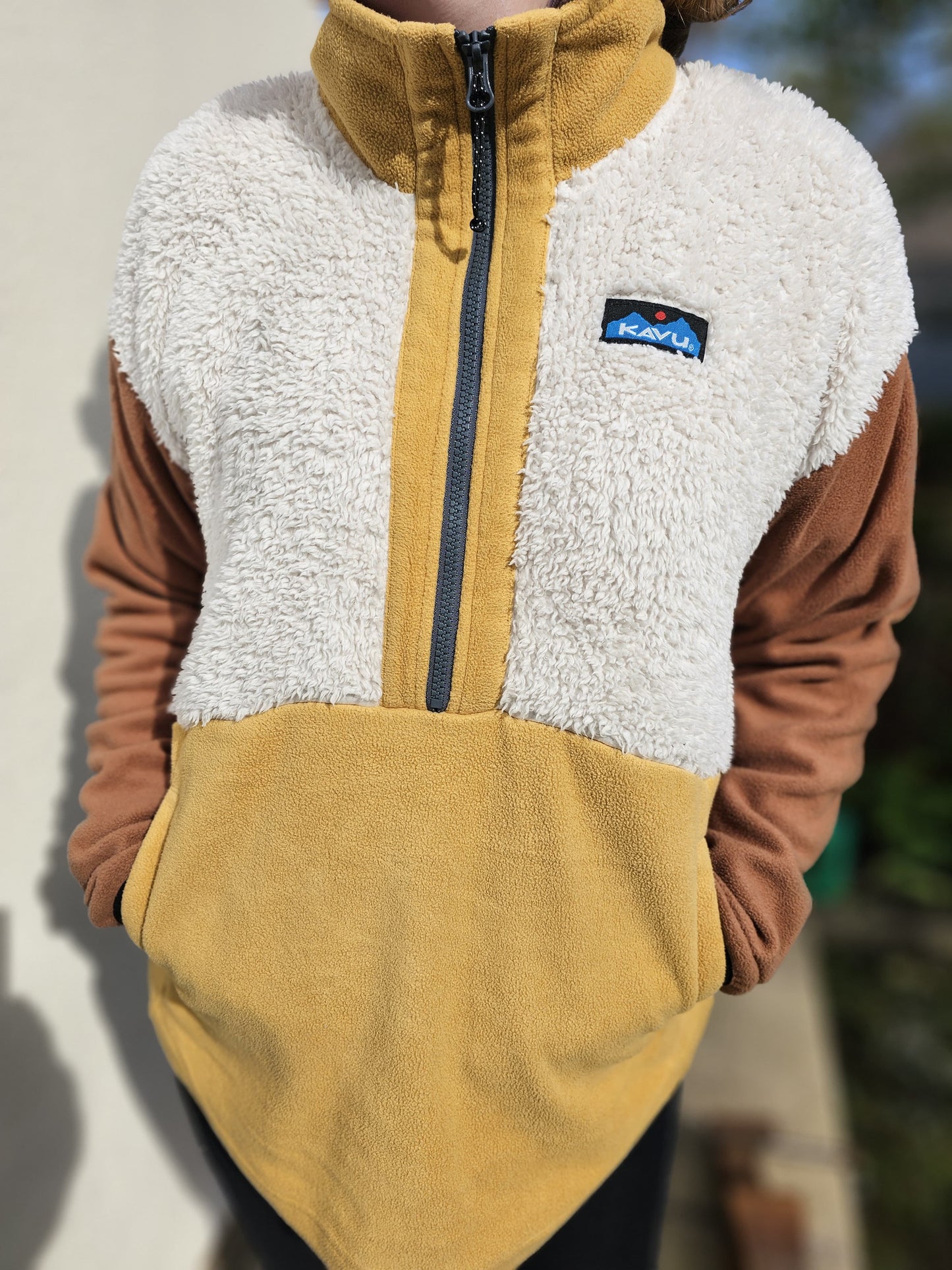 Kavu Womens Timber Lane Half Zip Fleece Pullover Jumper - M/Medium