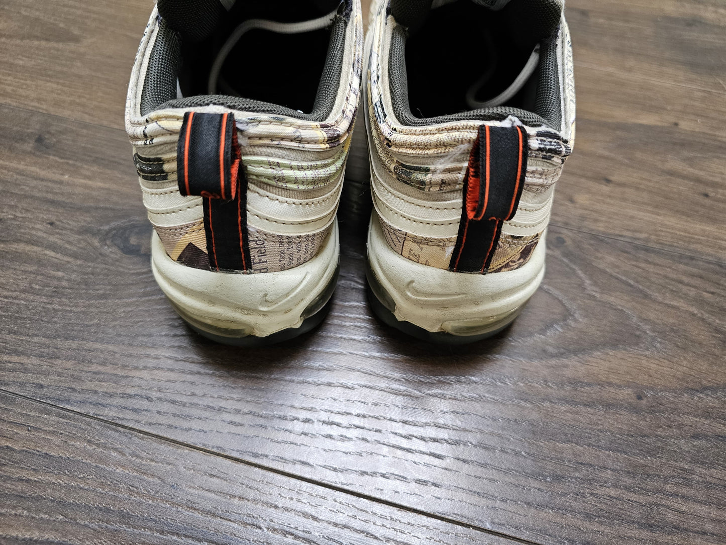 Nike Air Max 97 Trainers Newspaper 921826-108 - UK 6