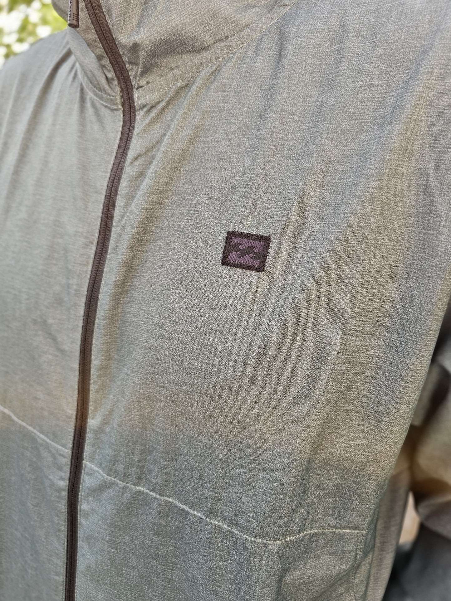 Awesome Billabong Full Zip Hooded Windbreaker Style Jacket - XL/Extra Large