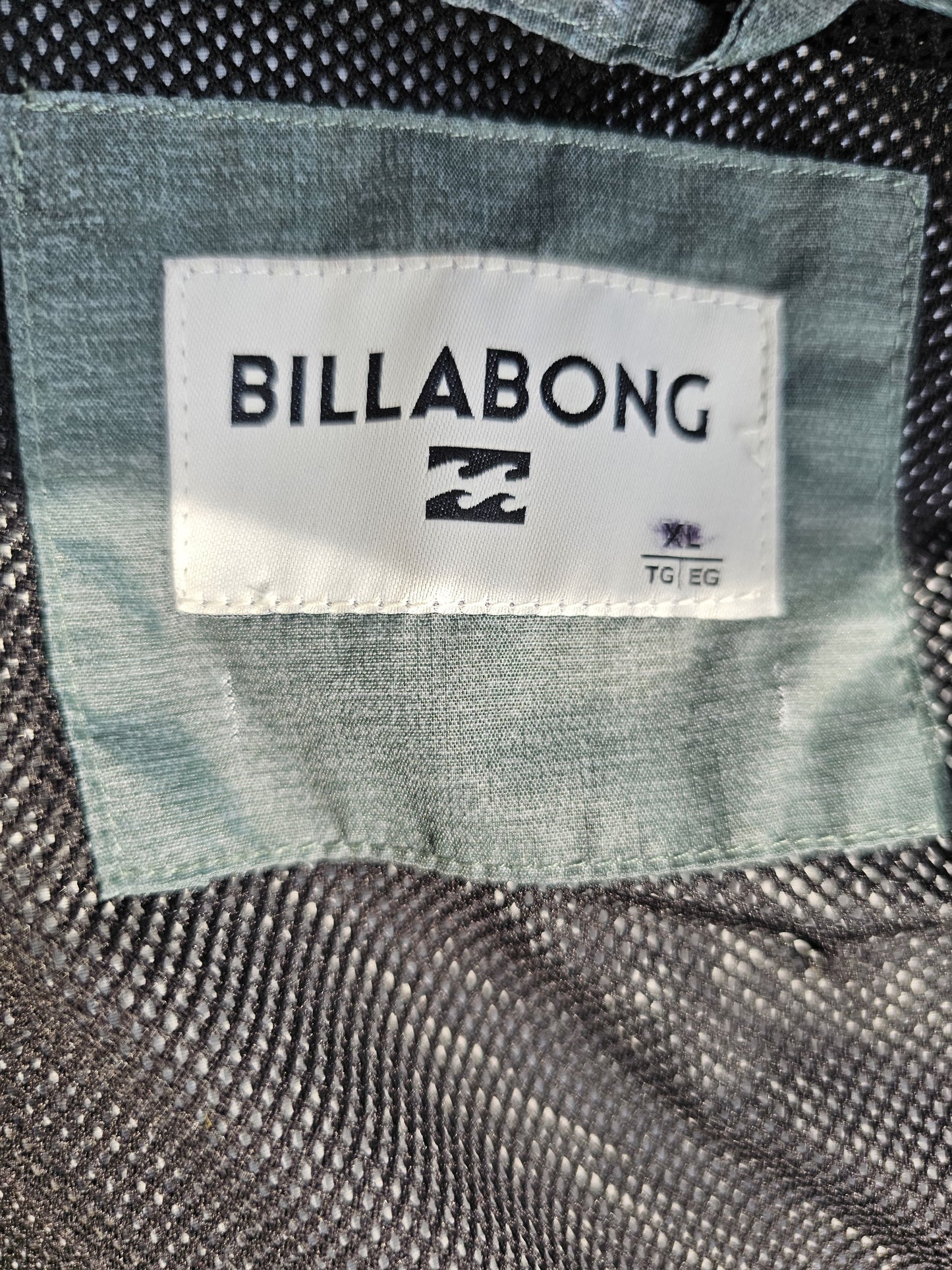 Awesome Billabong Full Zip Hooded Windbreaker Style Jacket - XL/Extra Large