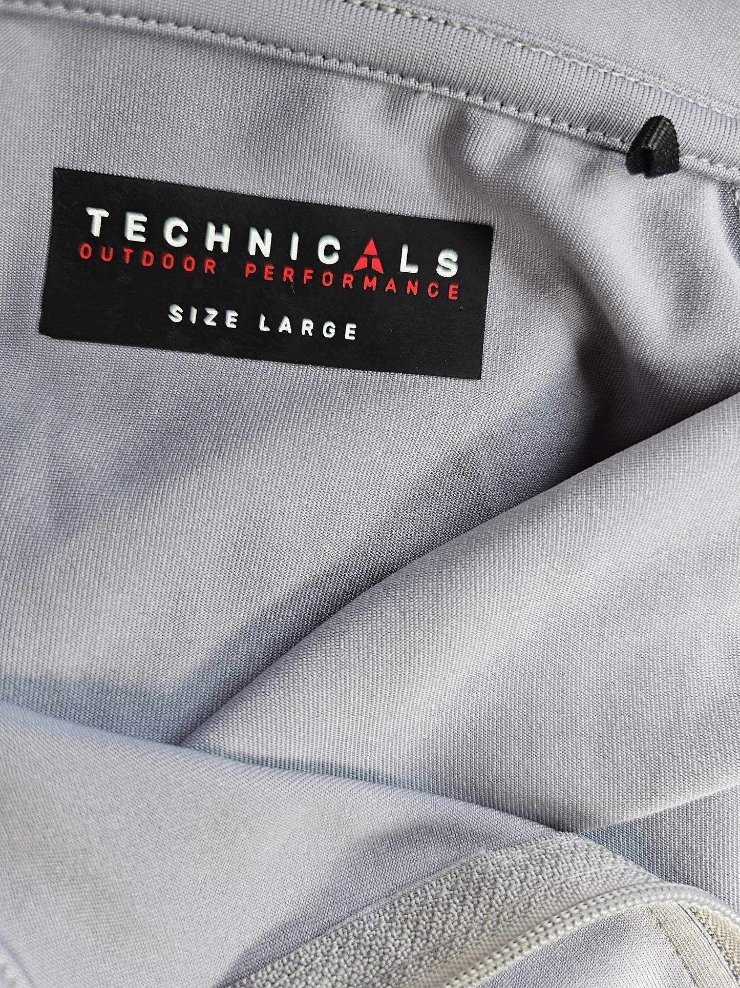 Technicals Long Sleeve Quarter Zip Top Grey - L/Large