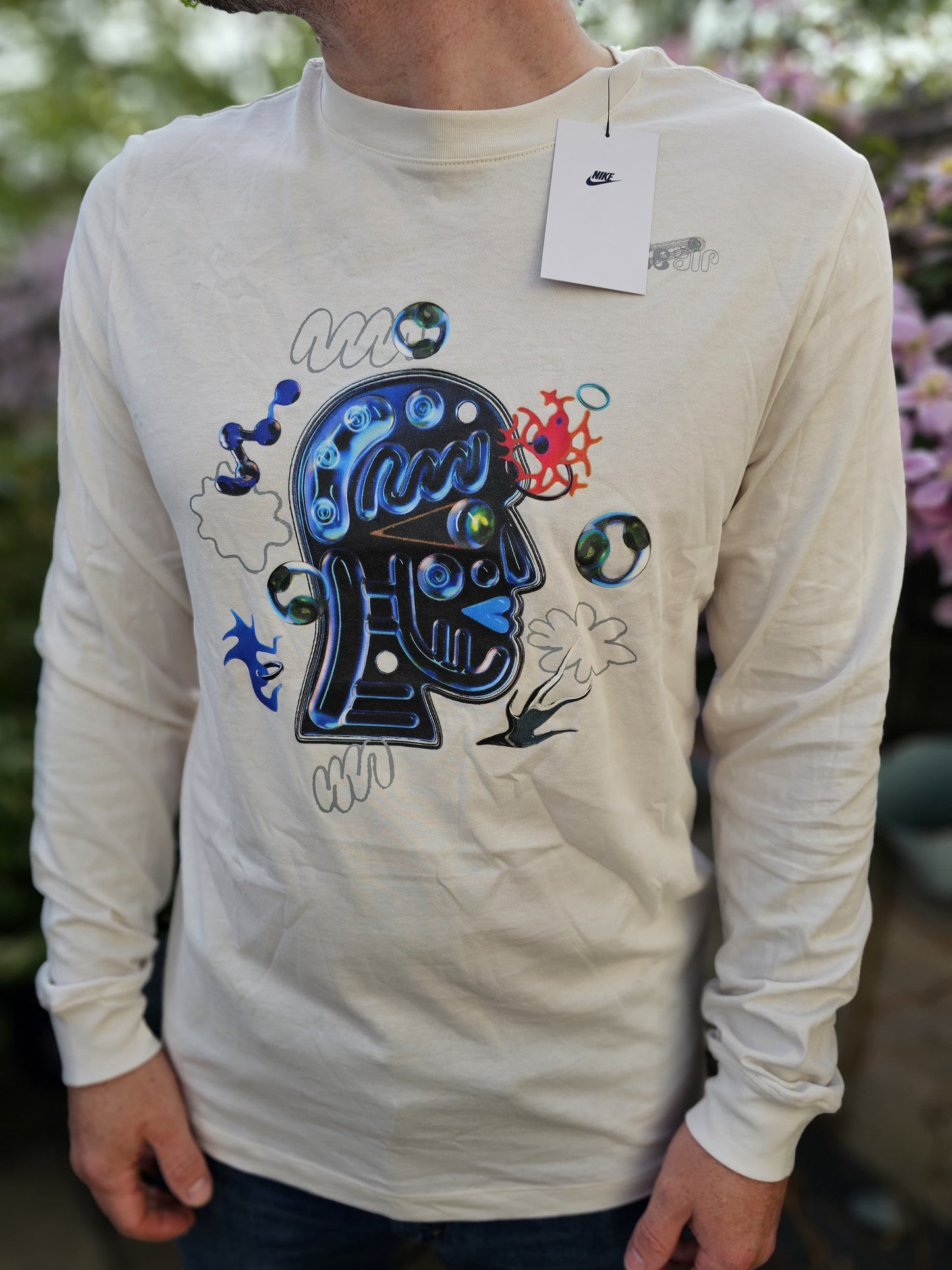 Nike Air Long Sleeve Printed Graphic T-Shirt New WIth Tags - L/Large