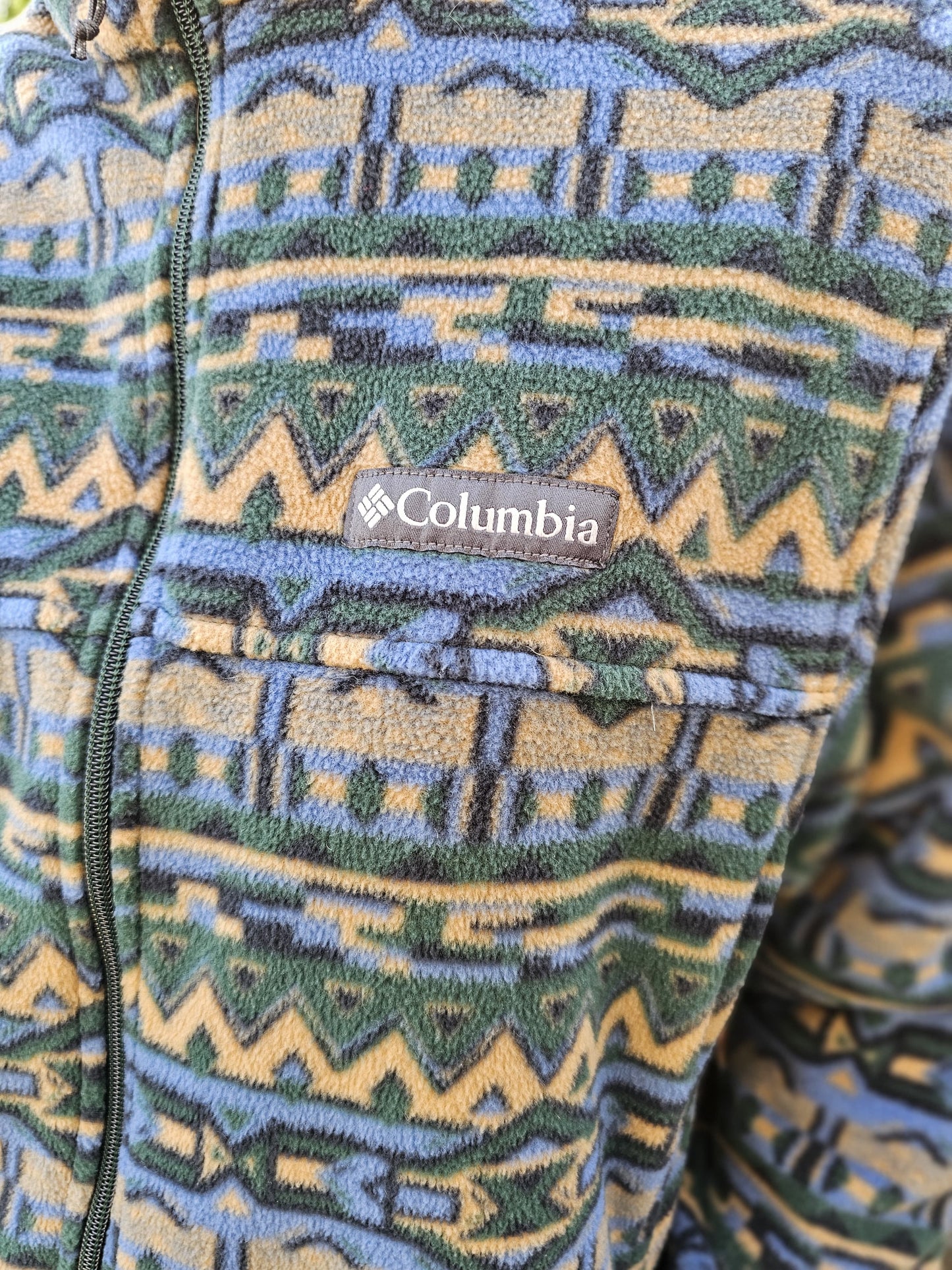 Columbia Unisex Aztec Full Zip Fleece Jacket - S/Small