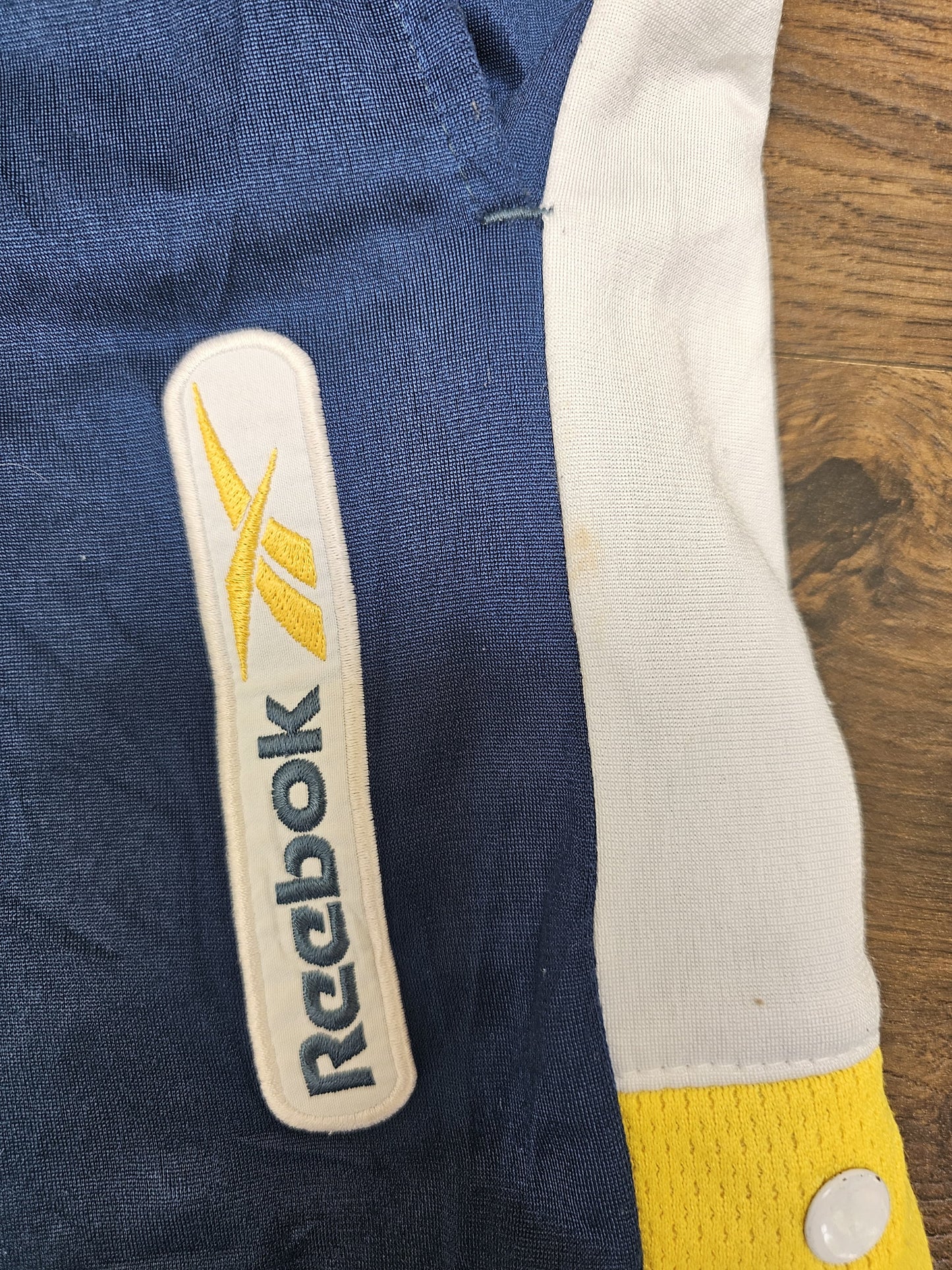 Vintage Reebok Tracksuit Bottoms/Joggers/Track Pants Poppers - S/Small 90s/Y2K