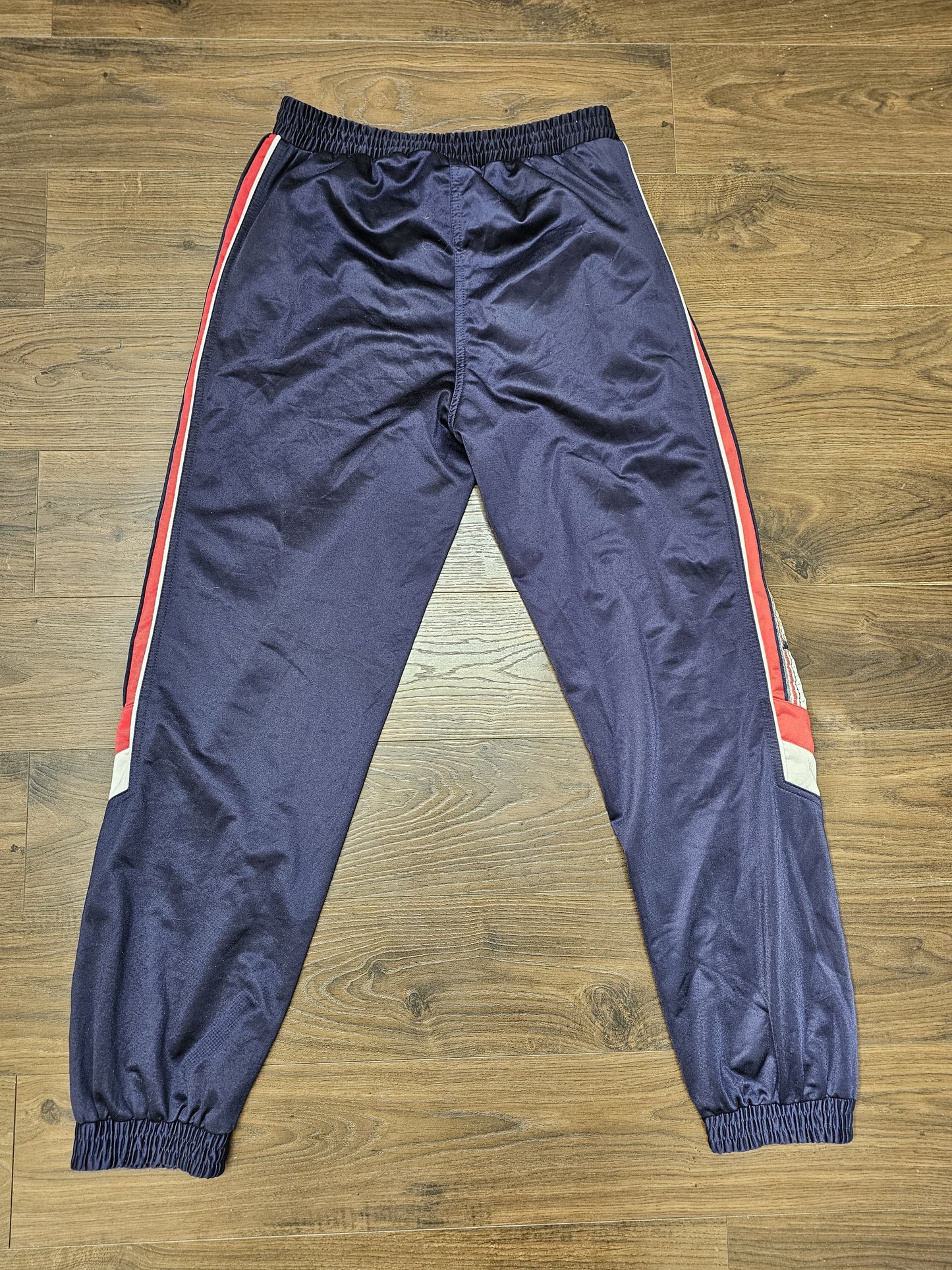 Vintage Atletico Madrid Football Puma Tracksuit Bottoms/Joggers/Trackies - L/Large 90s