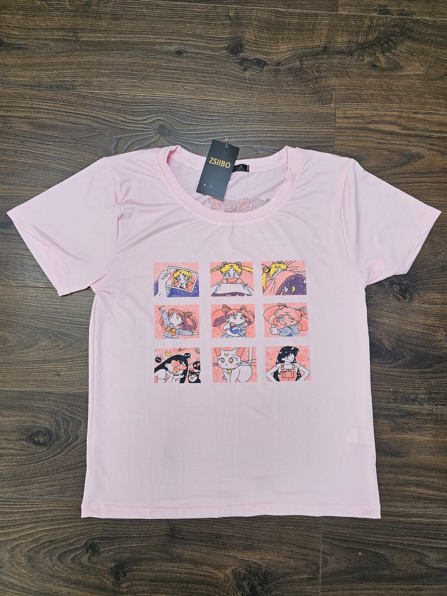Brand New Womens Sailor Moon Short Sleeved T-Shirt - S/Small