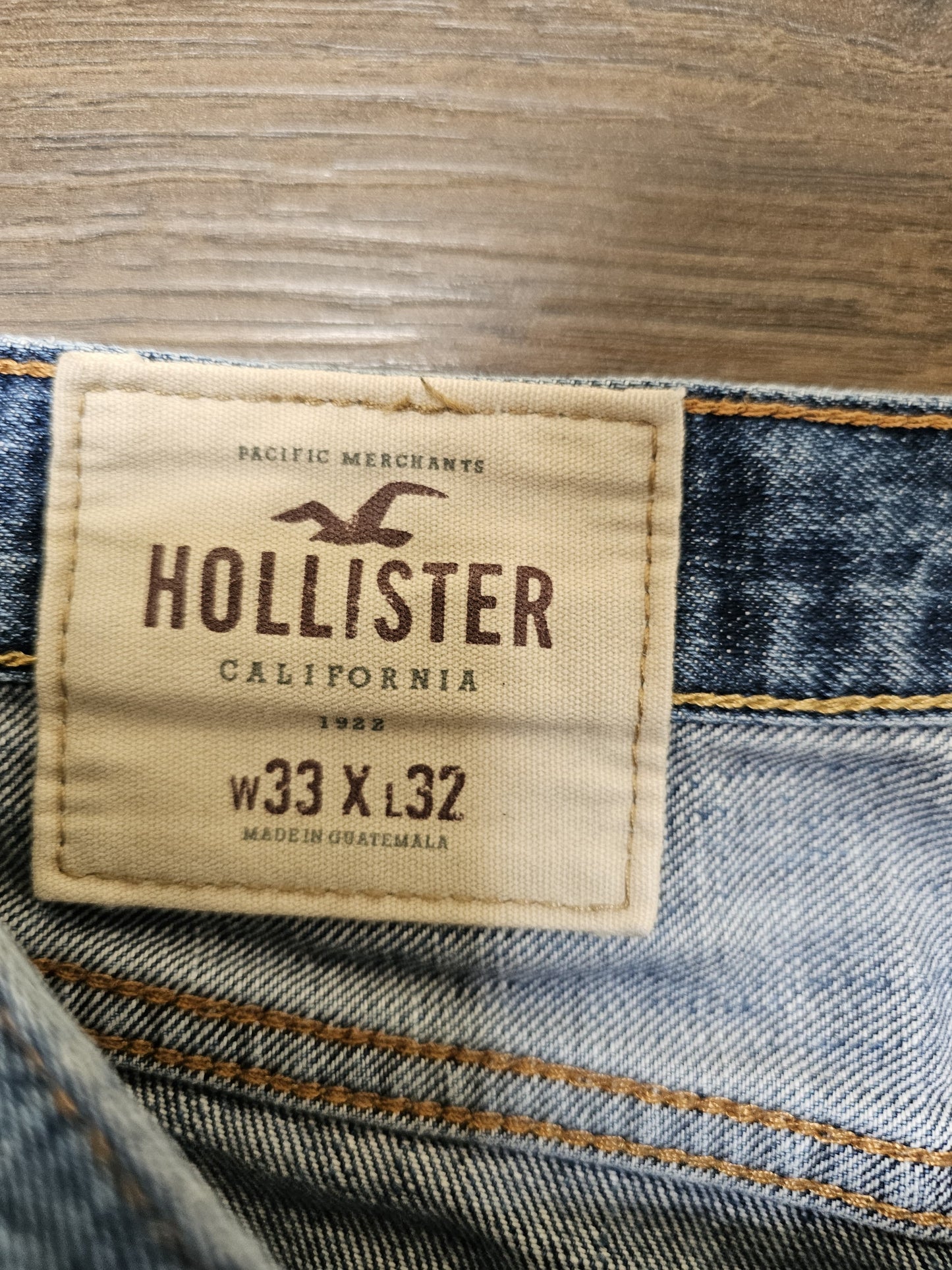 Mens Hollister Blue Jeans - W32/L32