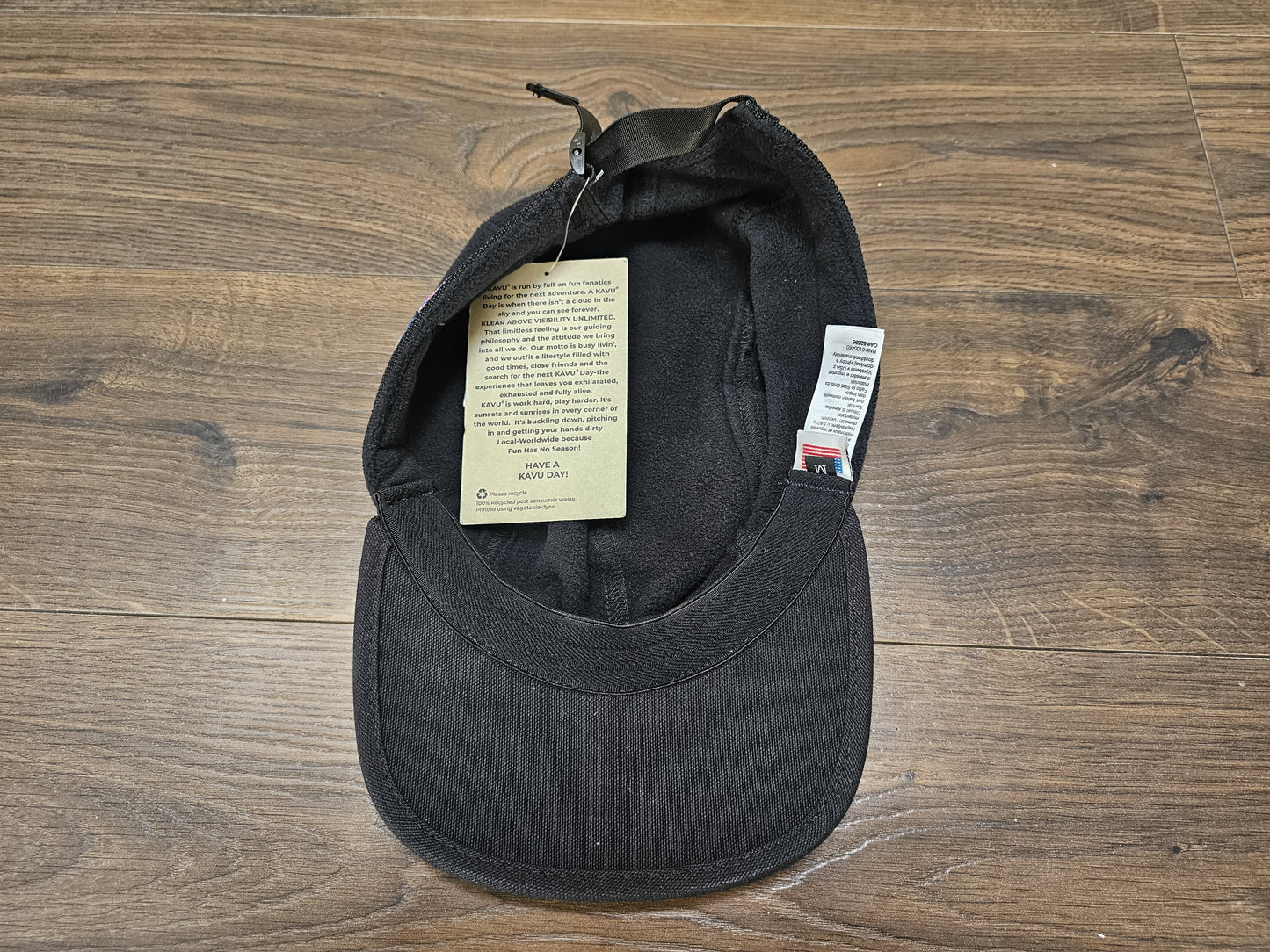 KAVU Aztec Geo Fleece Strap Cap/Hat - One Size/M/Medium