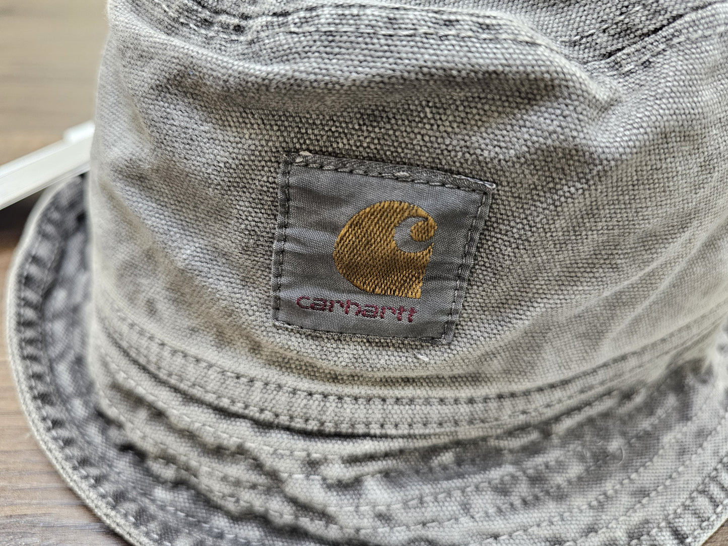 Brand New Carharrt Unisex Washed Grey Bucket Hat M/L - RRP £60 Festival