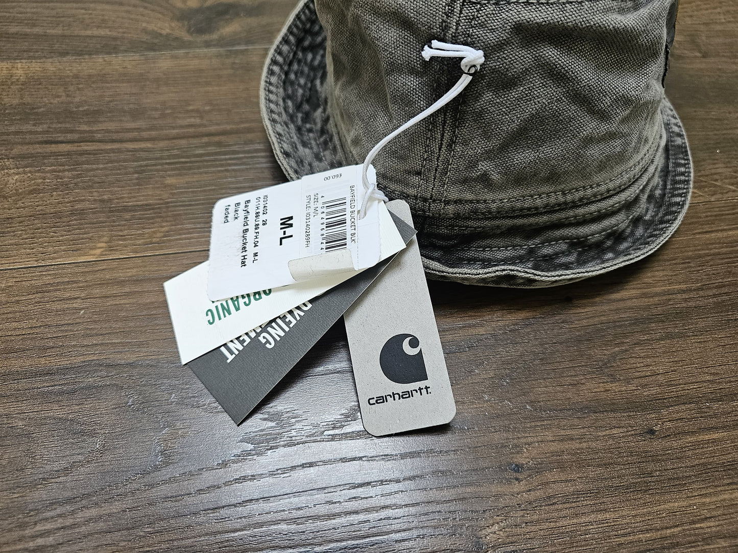 Brand New Carharrt Unisex Washed Grey Bucket Hat M/L - RRP £60 Festival