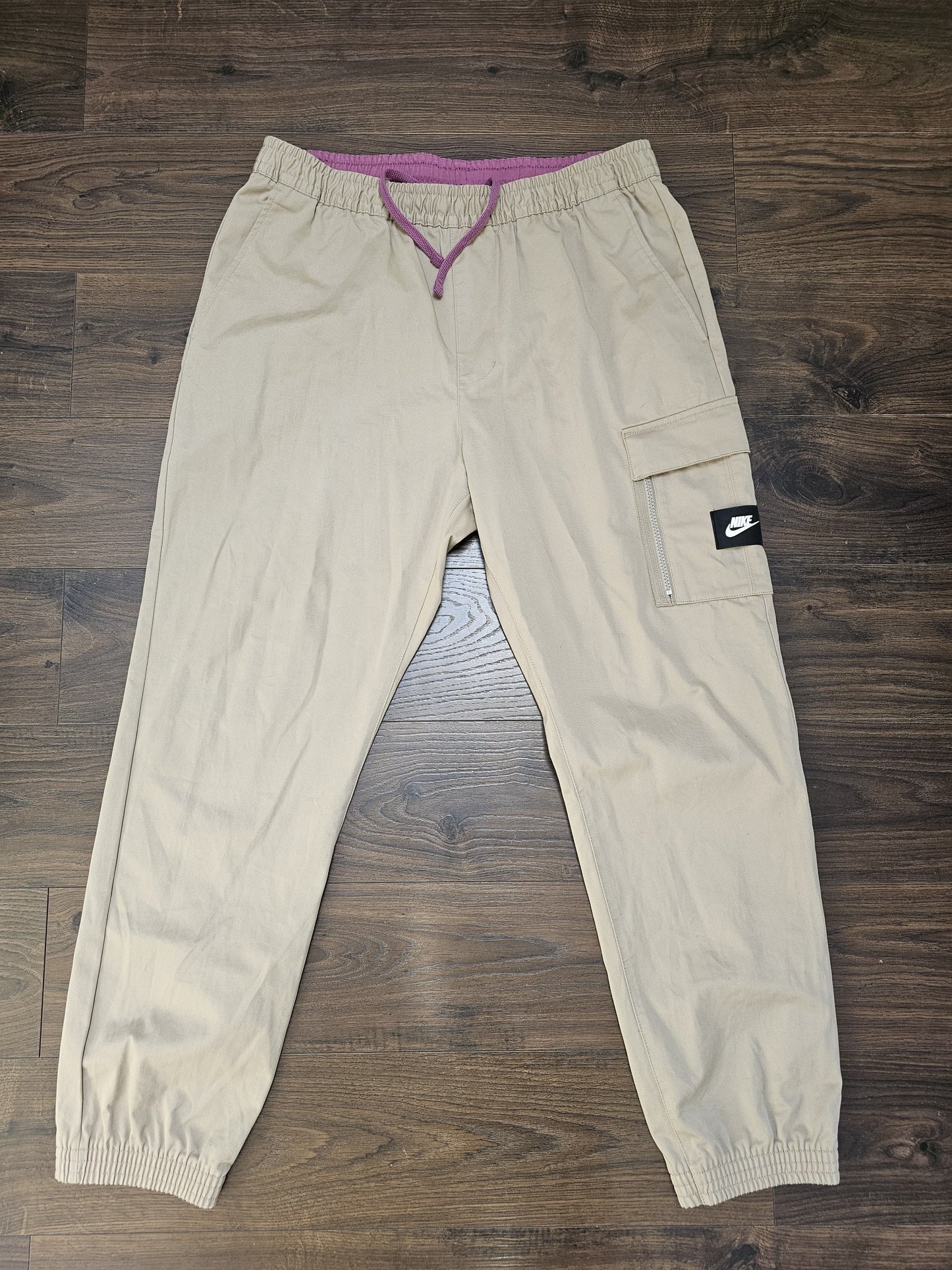 Nike Dri-Fit Beige Cargo Pants/Trousers - L/Large
