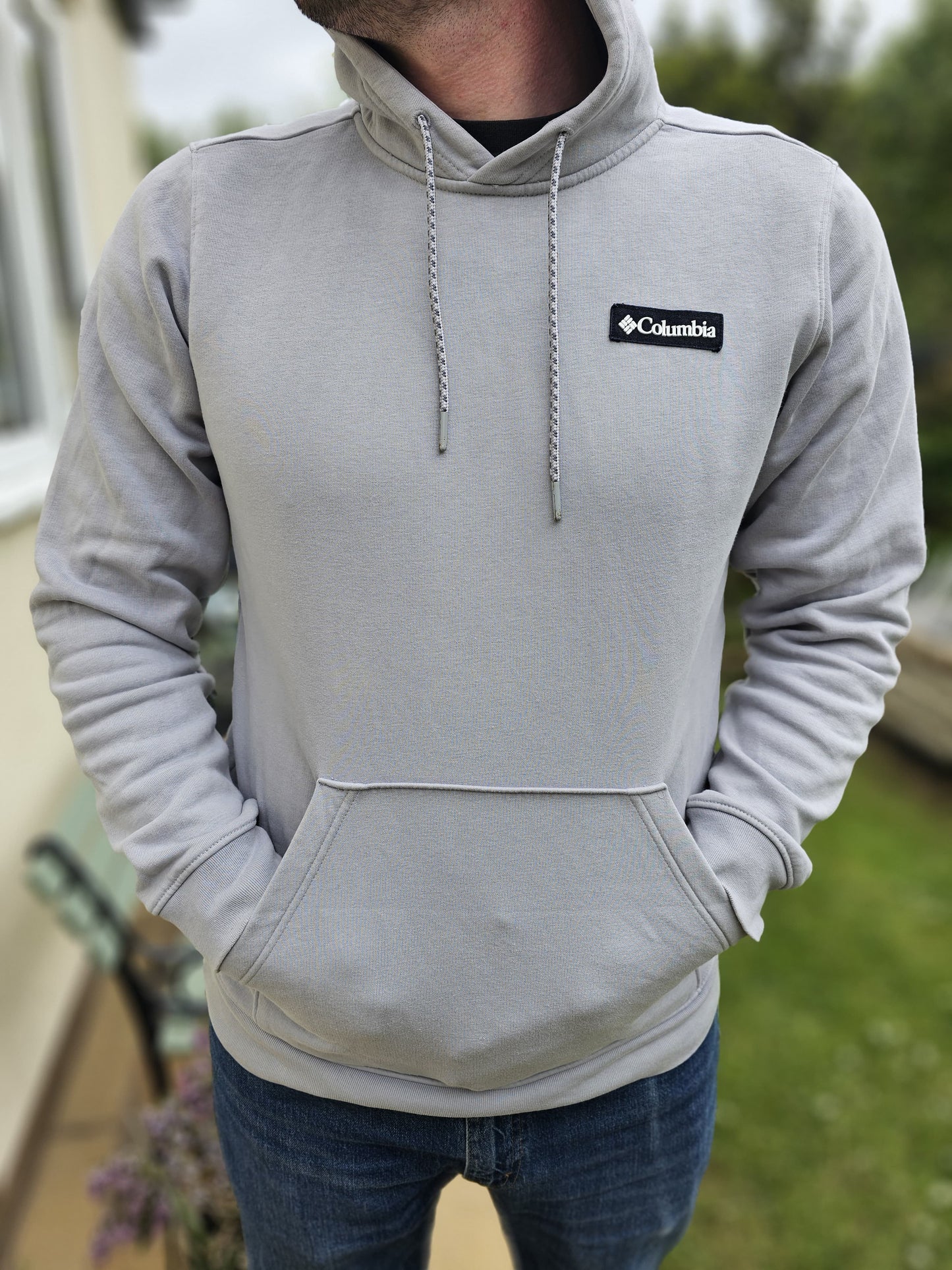 Columbia Grey Hoodie Pullover - M/Medium