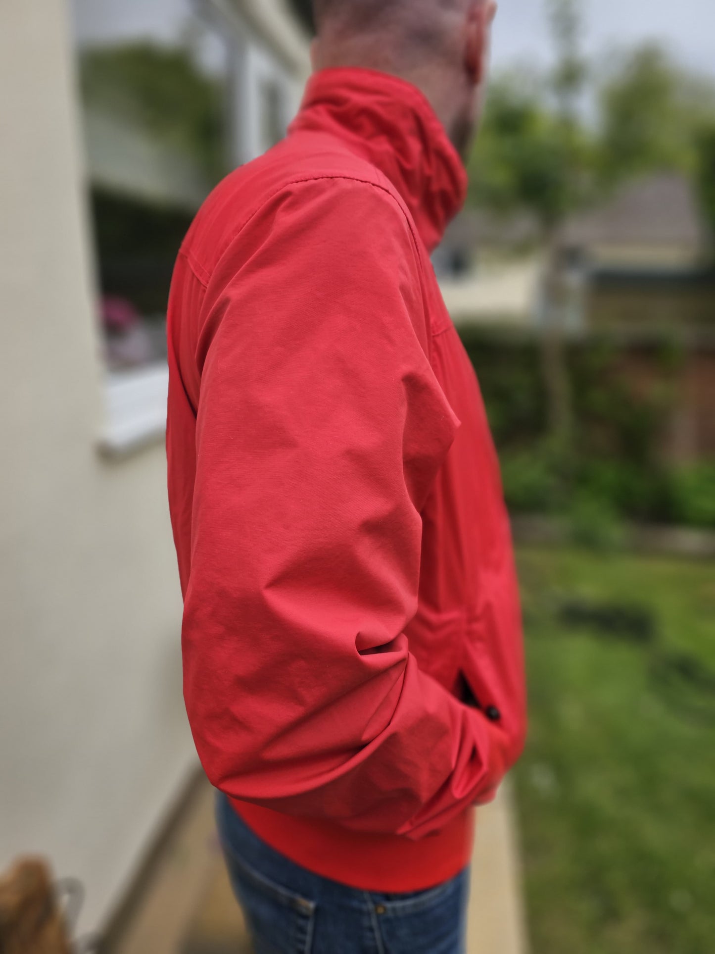Napapijri Geographic Full Zip Smart Casual Bomber Style Jacket Red - XXL/Extra Extra Large