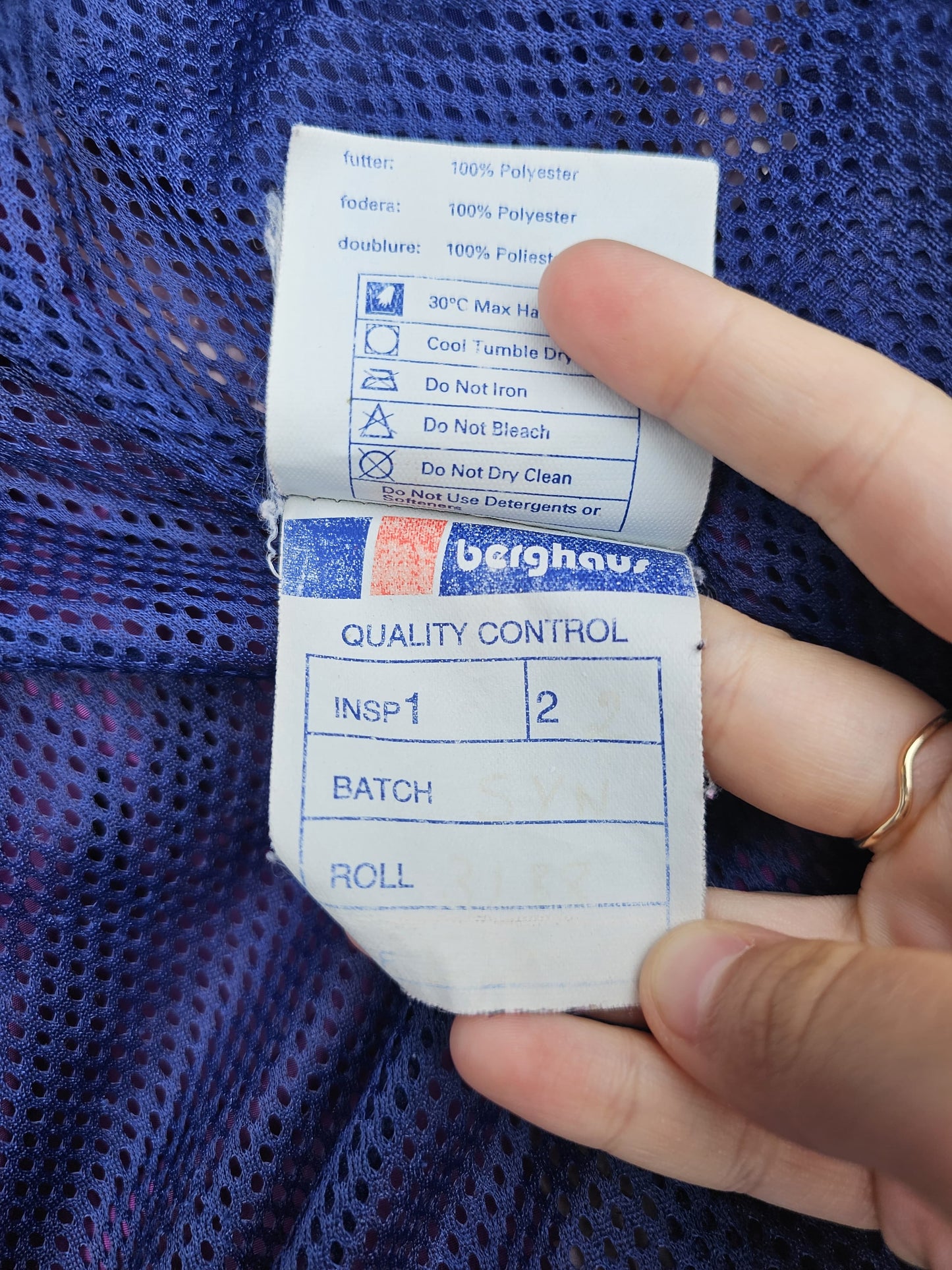 Vintage Retro Berghaus Womens Rain Parka Jacket Coat - 14