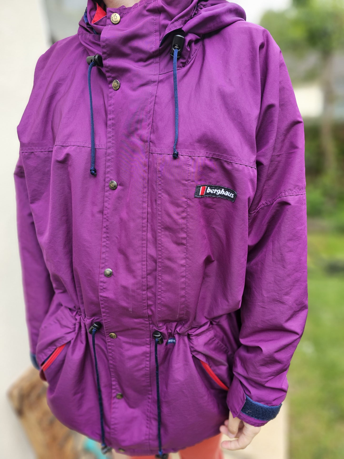 Vintage Retro Berghaus Womens Rain Parka Jacket Coat - 14