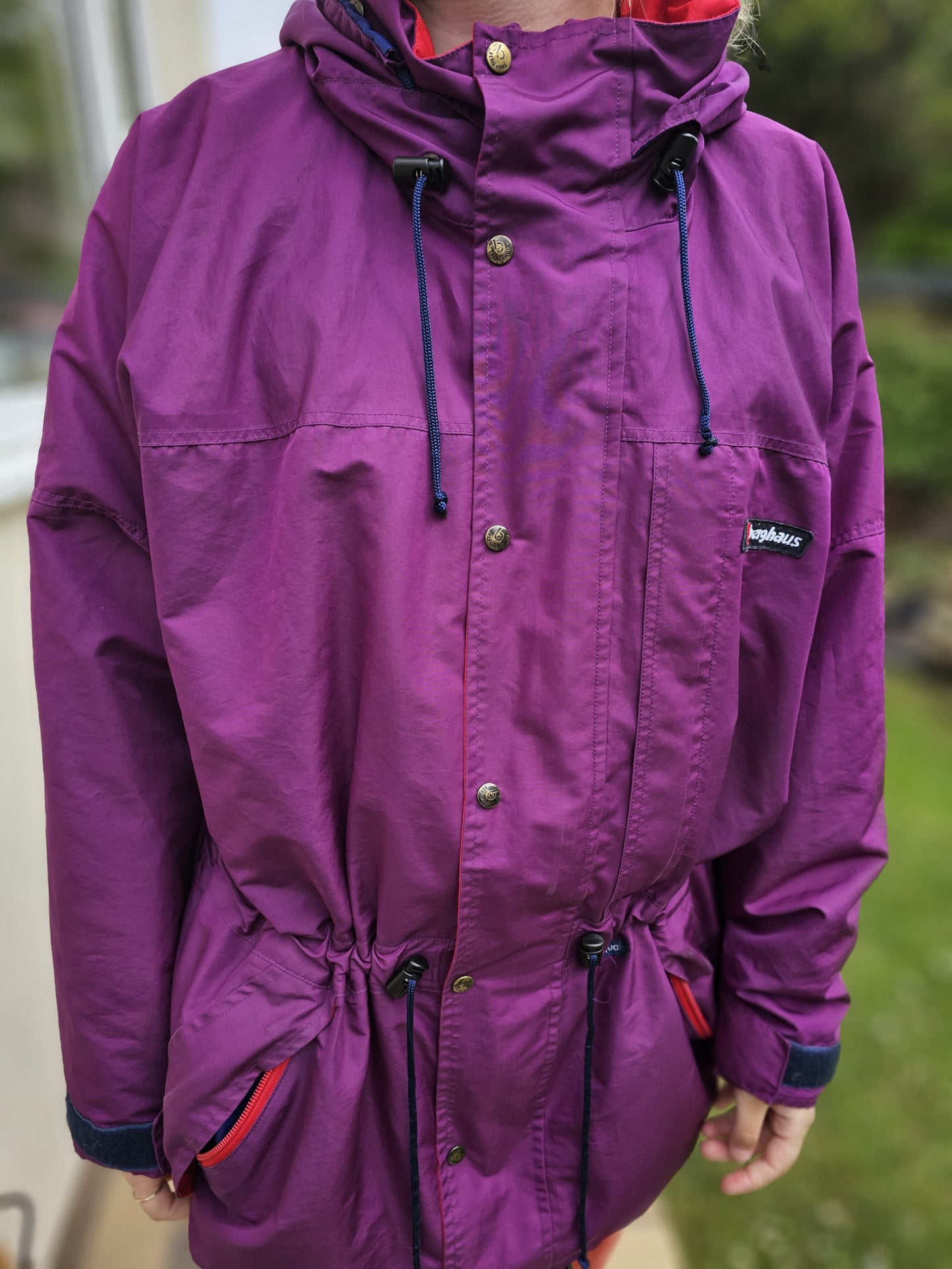 Vintage Retro Berghaus Womens Rain Parka Jacket Coat - 14