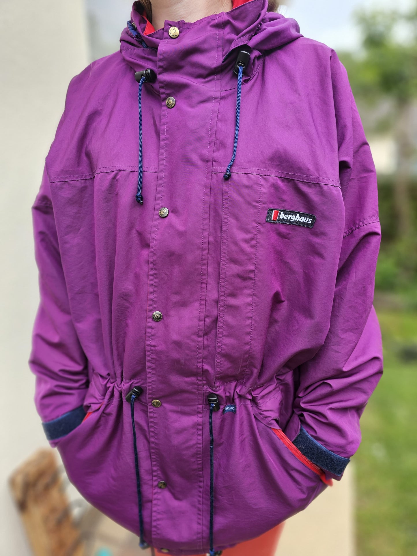 Vintage Retro Berghaus Womens Rain Parka Jacket Coat - 14
