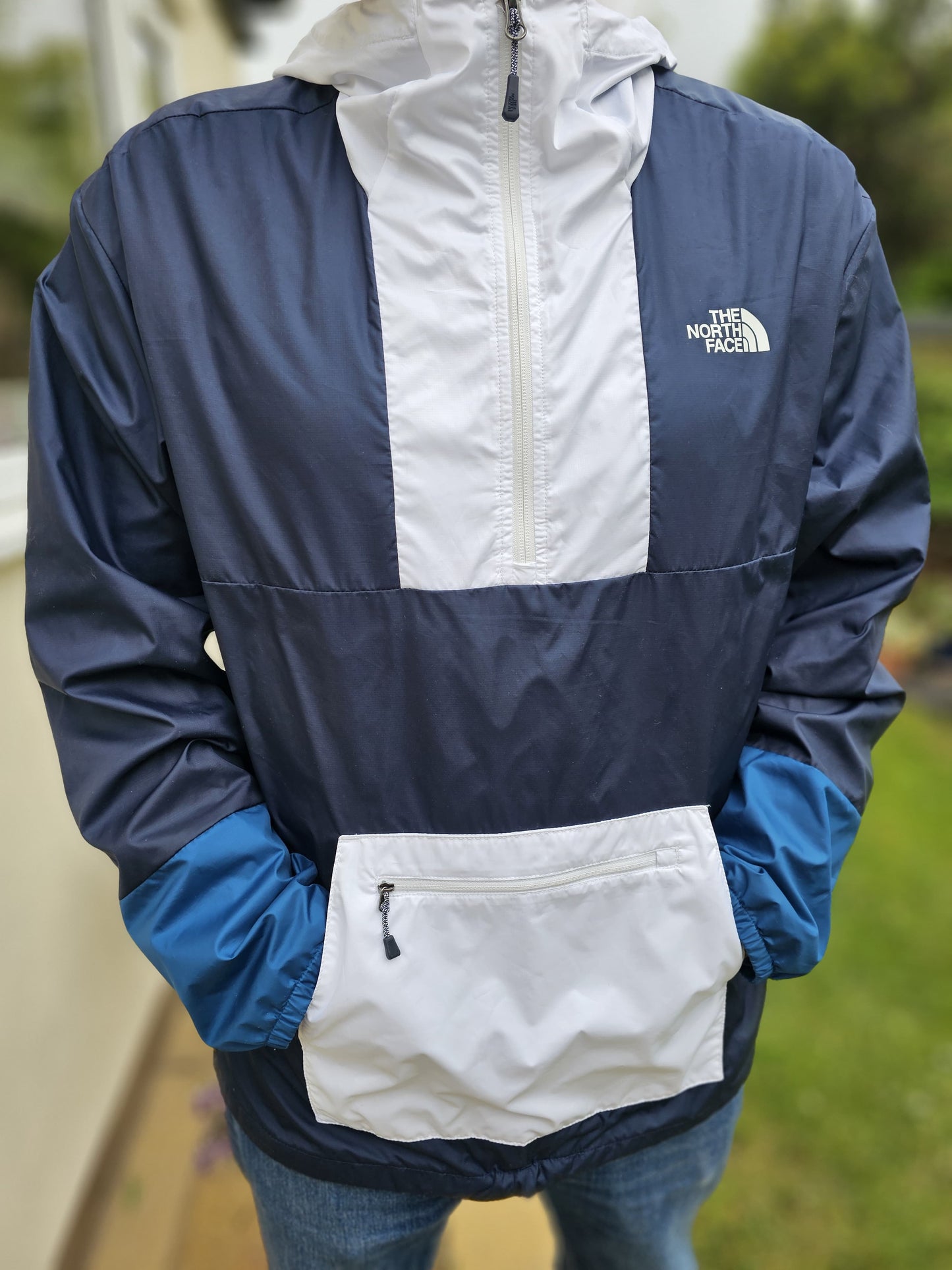 The North Face Windwall Hooded Pullover Windbreaker Jacket - XL/Extra Large
