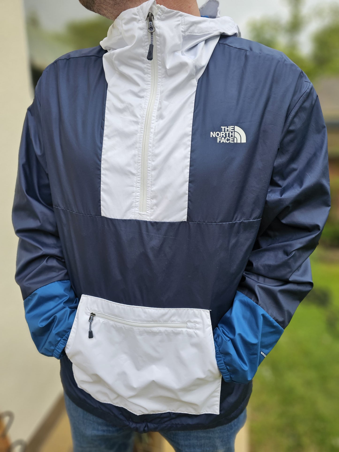 The North Face Windwall Hooded Pullover Windbreaker Jacket - XL/Extra Large
