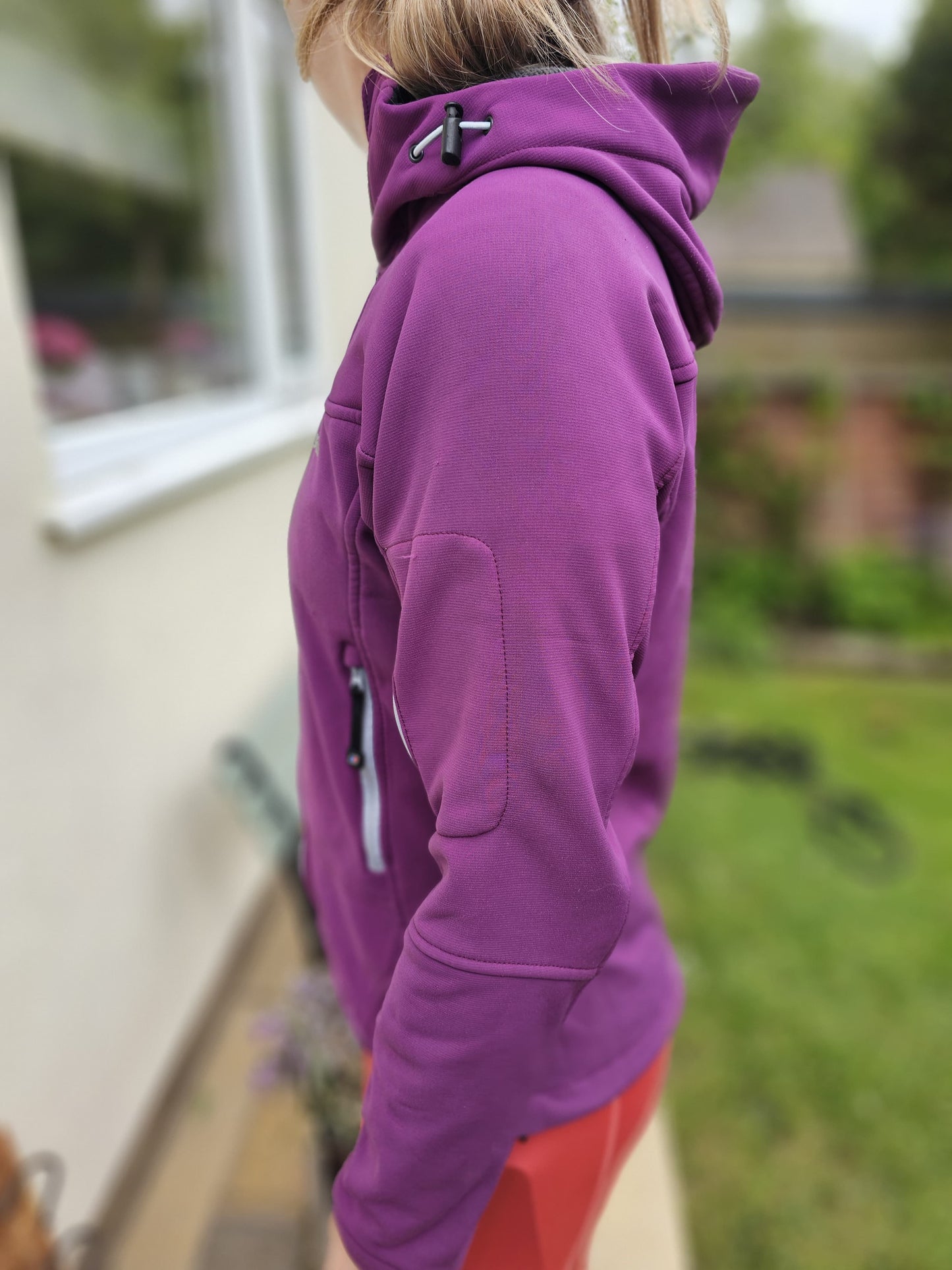 Womens Berghaus Extrem Soft Shell Windstopper Full Zip Hooded Jacket - UK 10