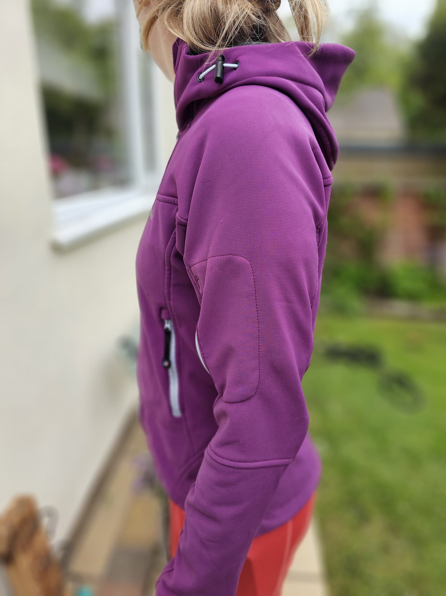 Womens Berghaus Extrem Soft Shell Windstopper Full Zip Hooded Jacket - UK 10