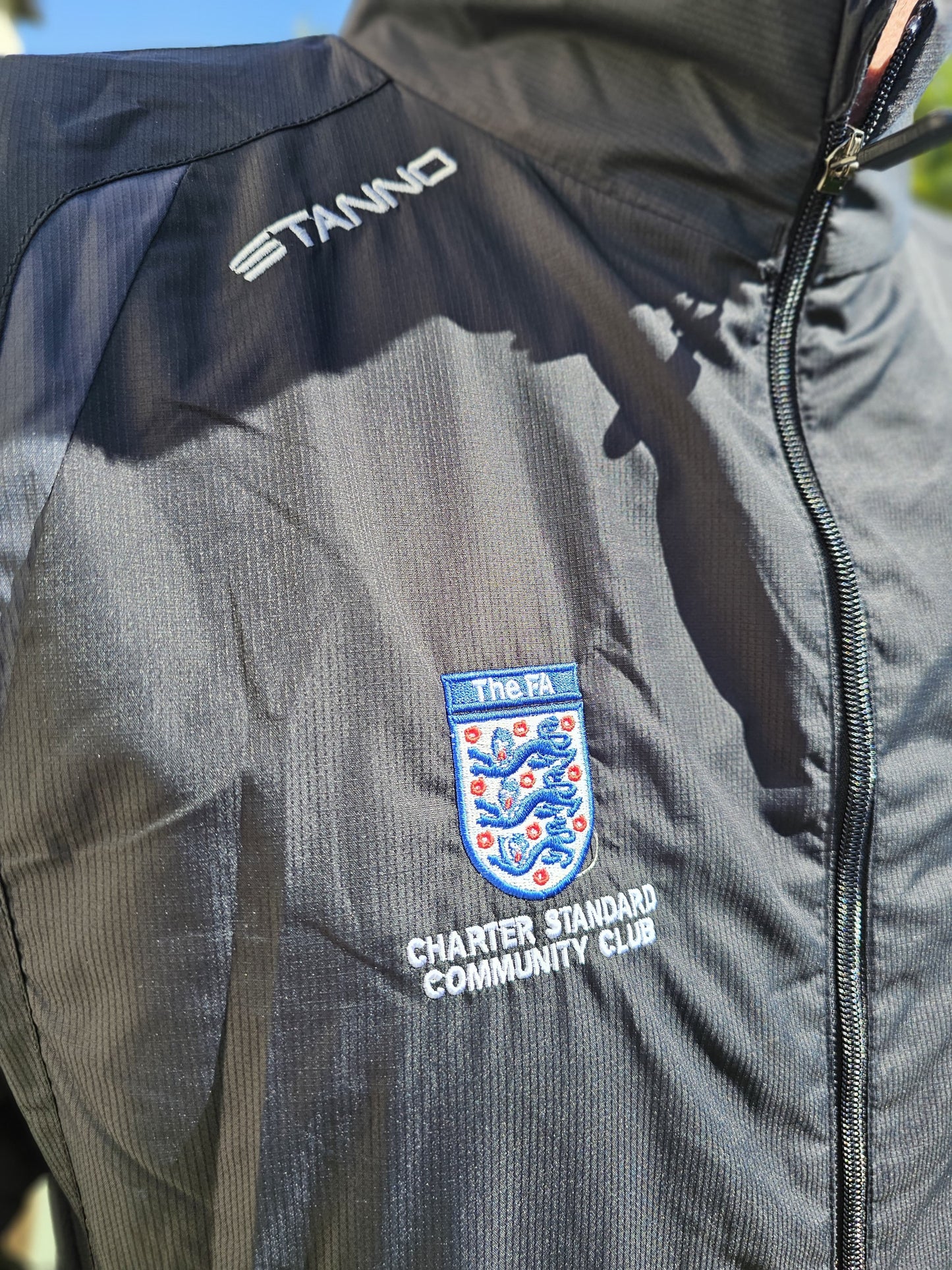 Stannd Appleton FC FA Football Club Full Zip Hooded Jacket - M/Medium - New With Tags