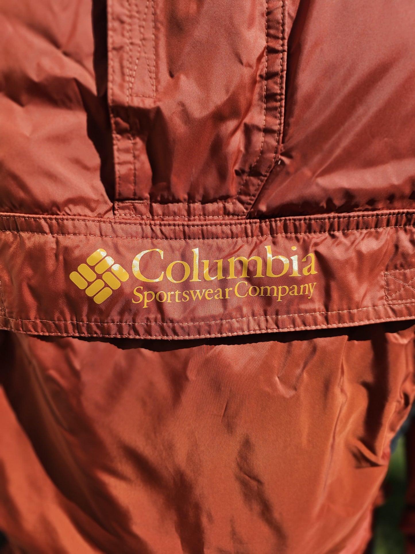 Columbia Challenger Pullover 1/2 Zip Hooded Windbreaker -M/Medium