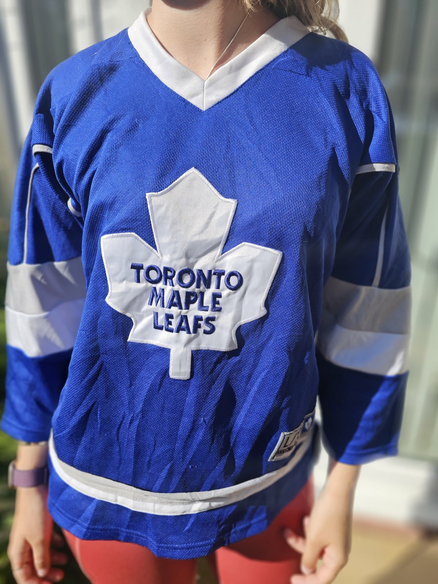 Vintage Toronto Maple Leafs NHL National Hockey League Ice Fan Jersey - L/XL Large/Extra Large