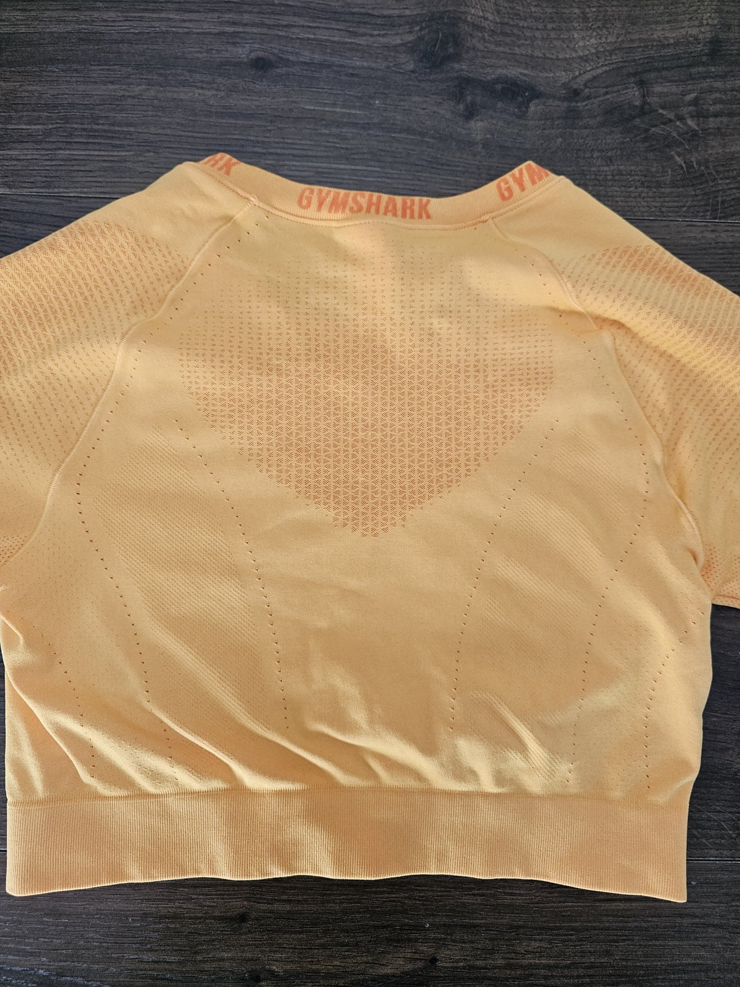 Gym Shark Seamless Top - M/Medium - Coral/Orange