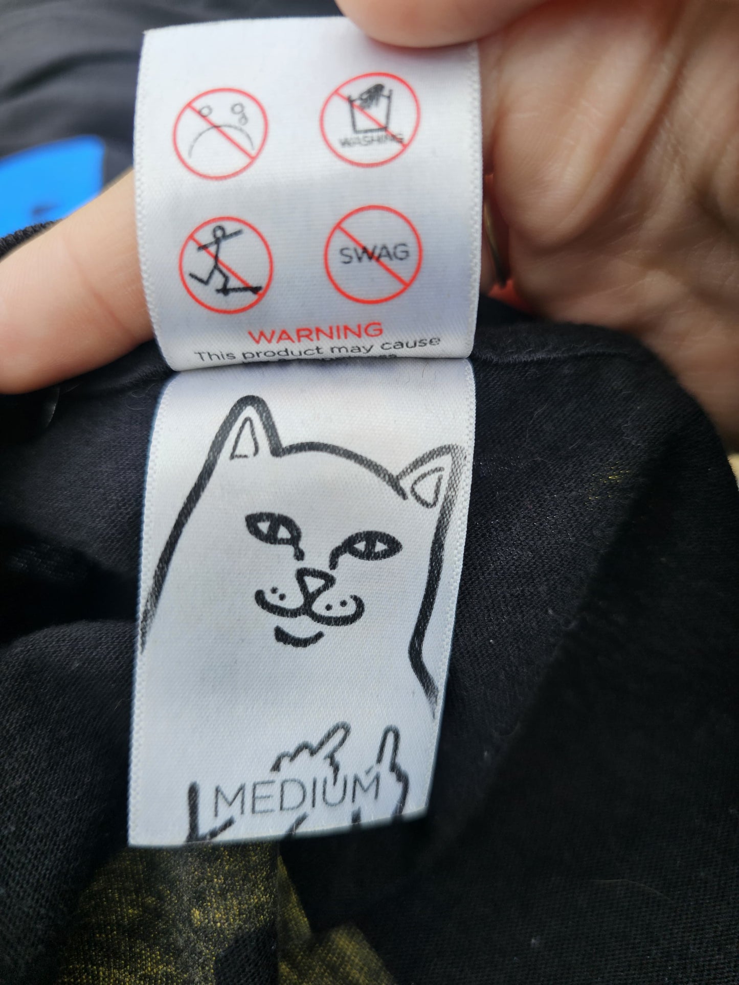 Ripndip Black Short Sleeve Must Be Nice Melon Print T-Shirt - M/Medium