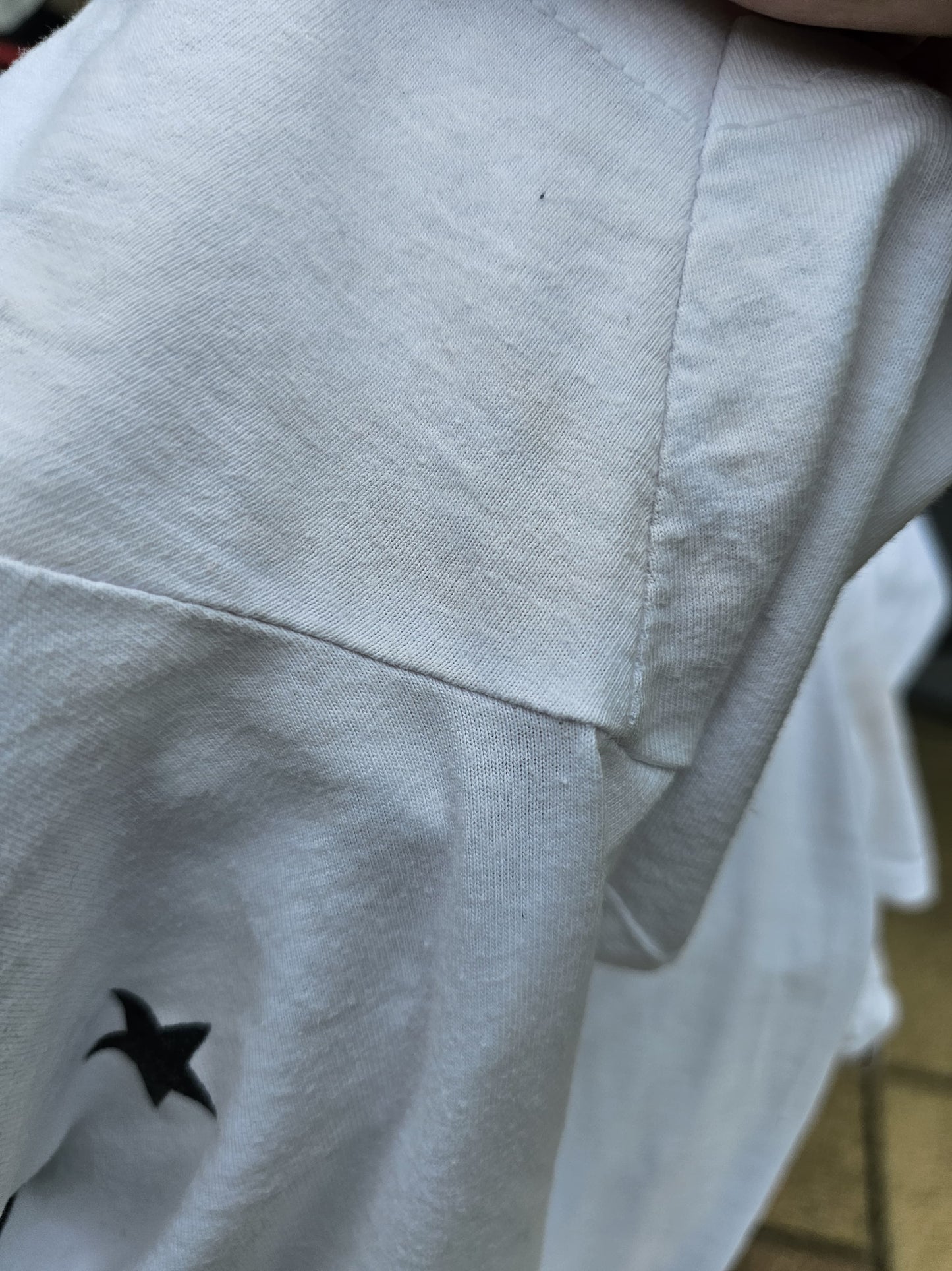 Corteiz 'Property Of CRTZ' White Short Sleeve Large Print T-Shirt - M/Medium