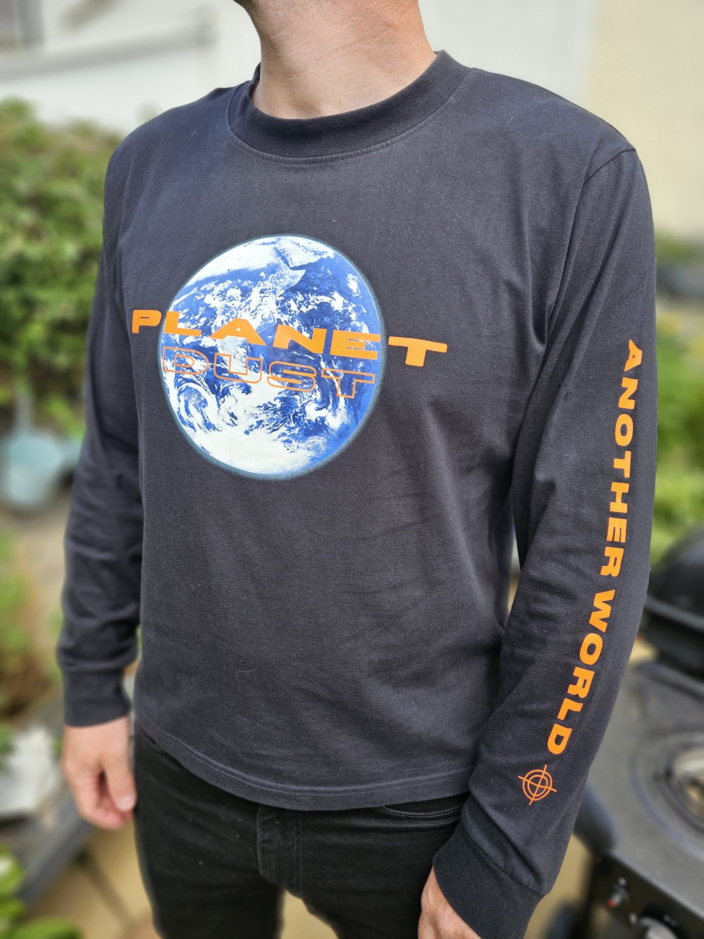 Wasted Paris Planet Dust Black Long Sleeve Streetwear T-Shirt - M/Medium