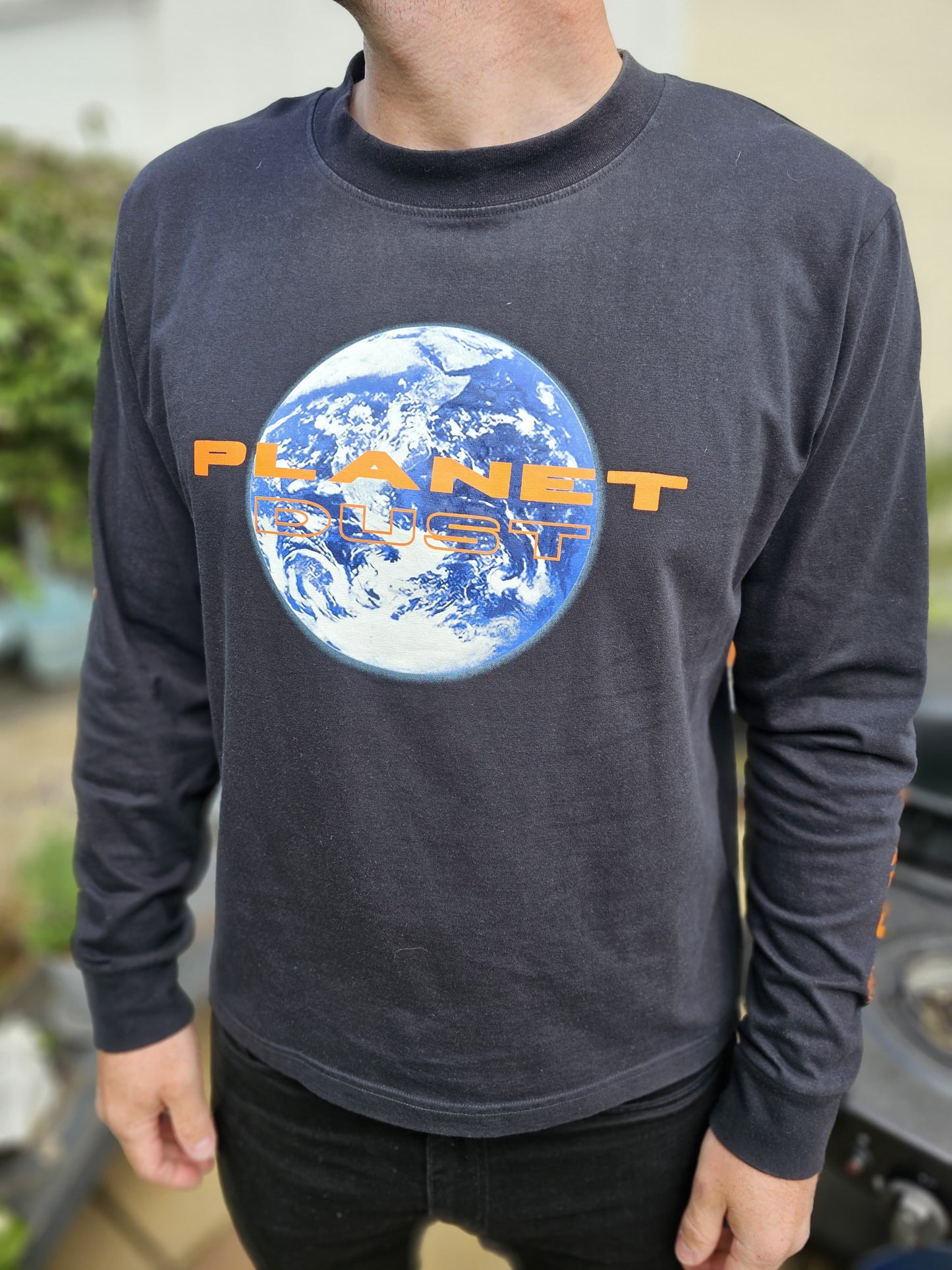 Wasted Paris Planet Dust Black Long Sleeve Streetwear T-Shirt - M/Medium