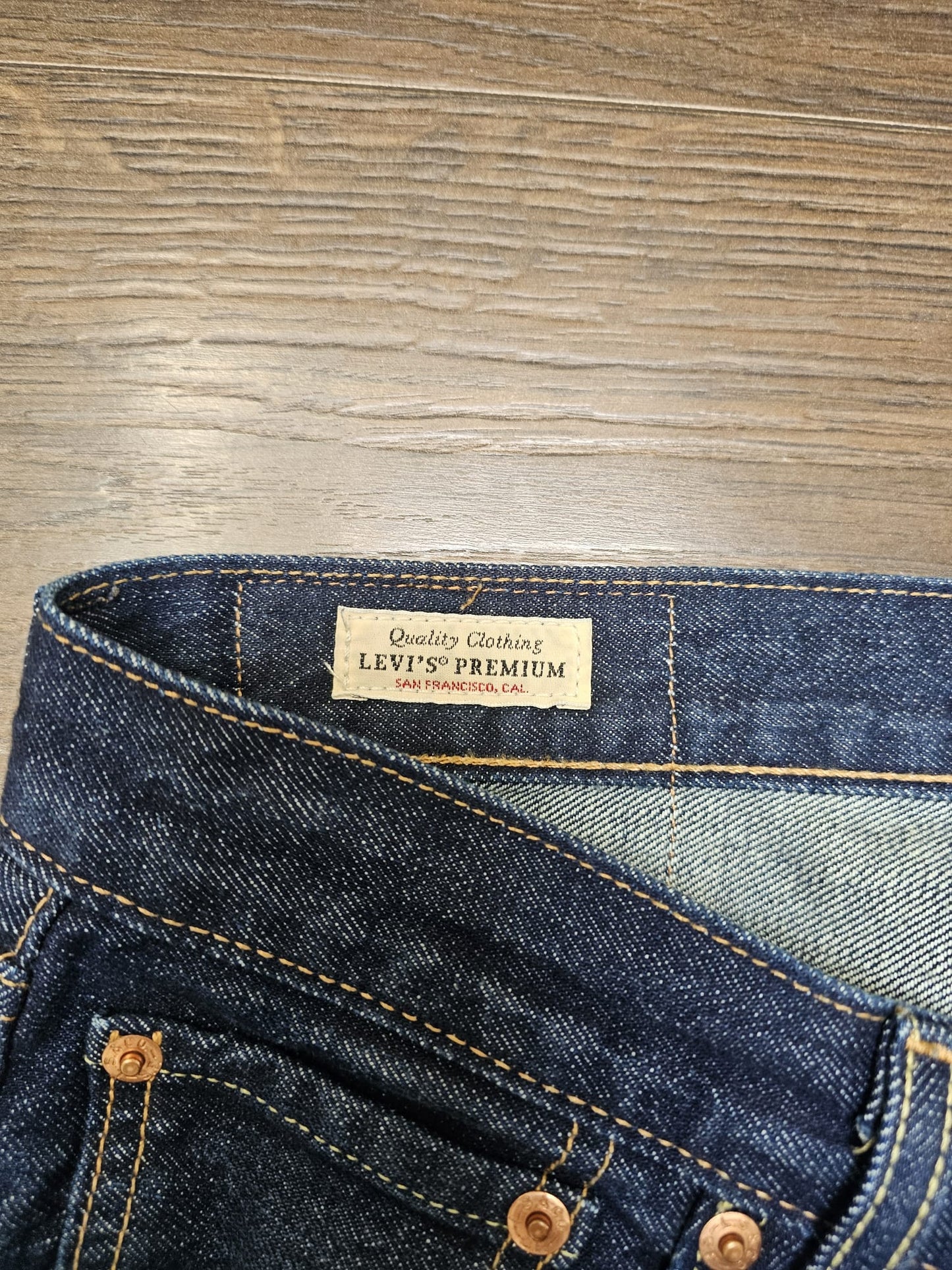 Levi's Mens Blue Jeans 501 Classic Straight Fit - W28/30L Denim Trousers Bottoms