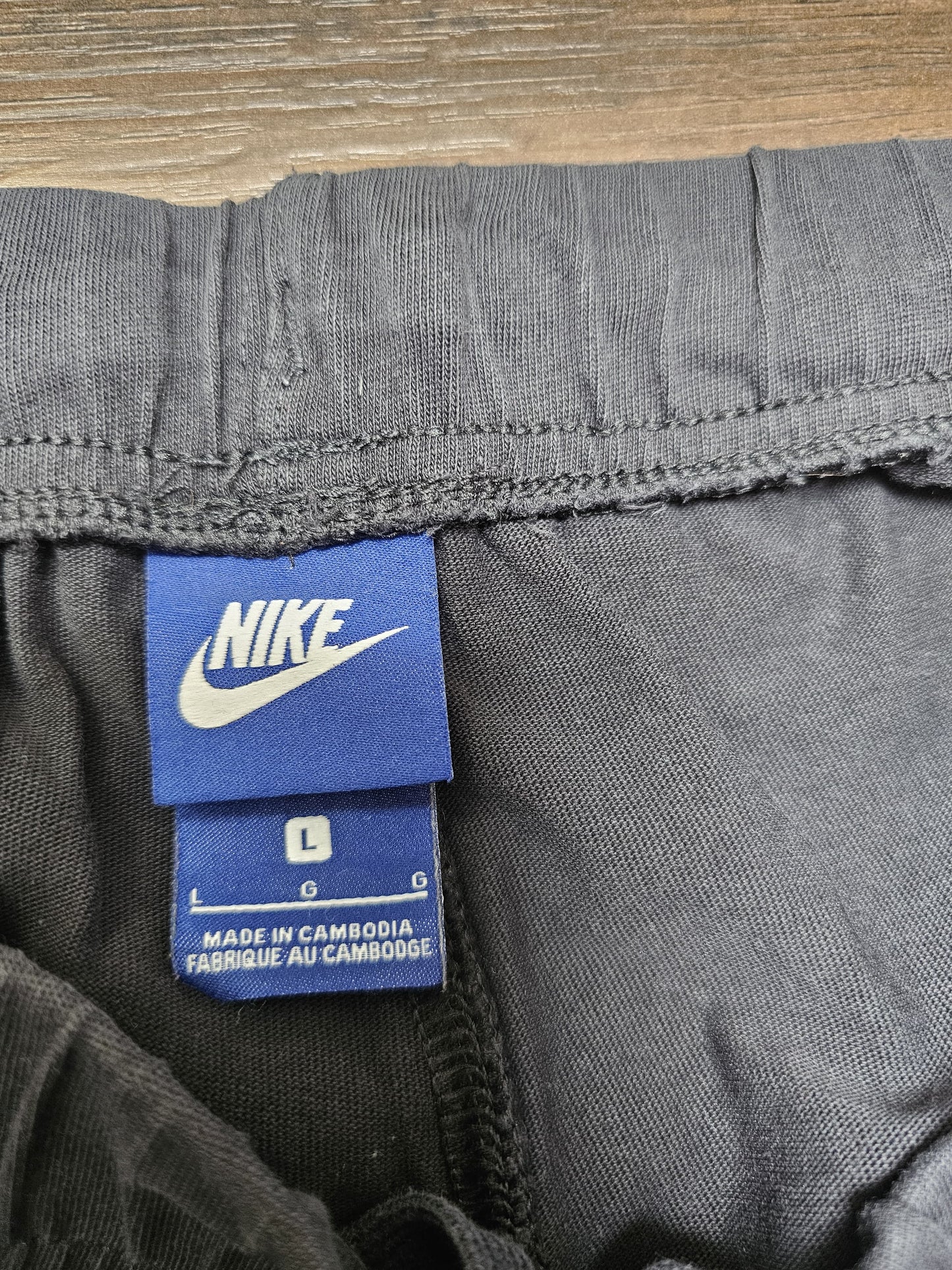 Nike Black Mens Sweat/Jogging Bottom Shorts - L/Large