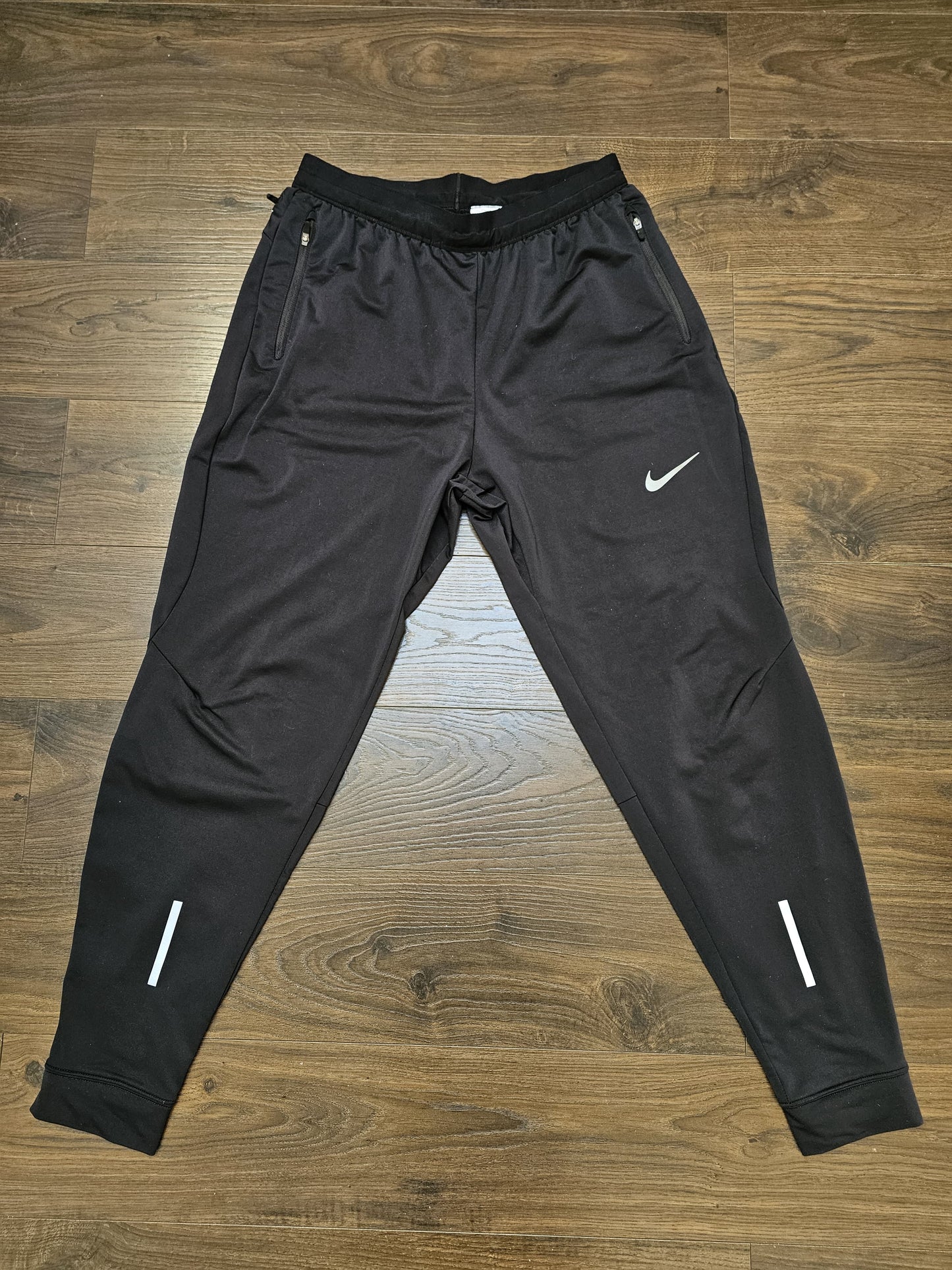Nike Black Dri-Dit Mens Active Wear Running Trackies - M/Medium