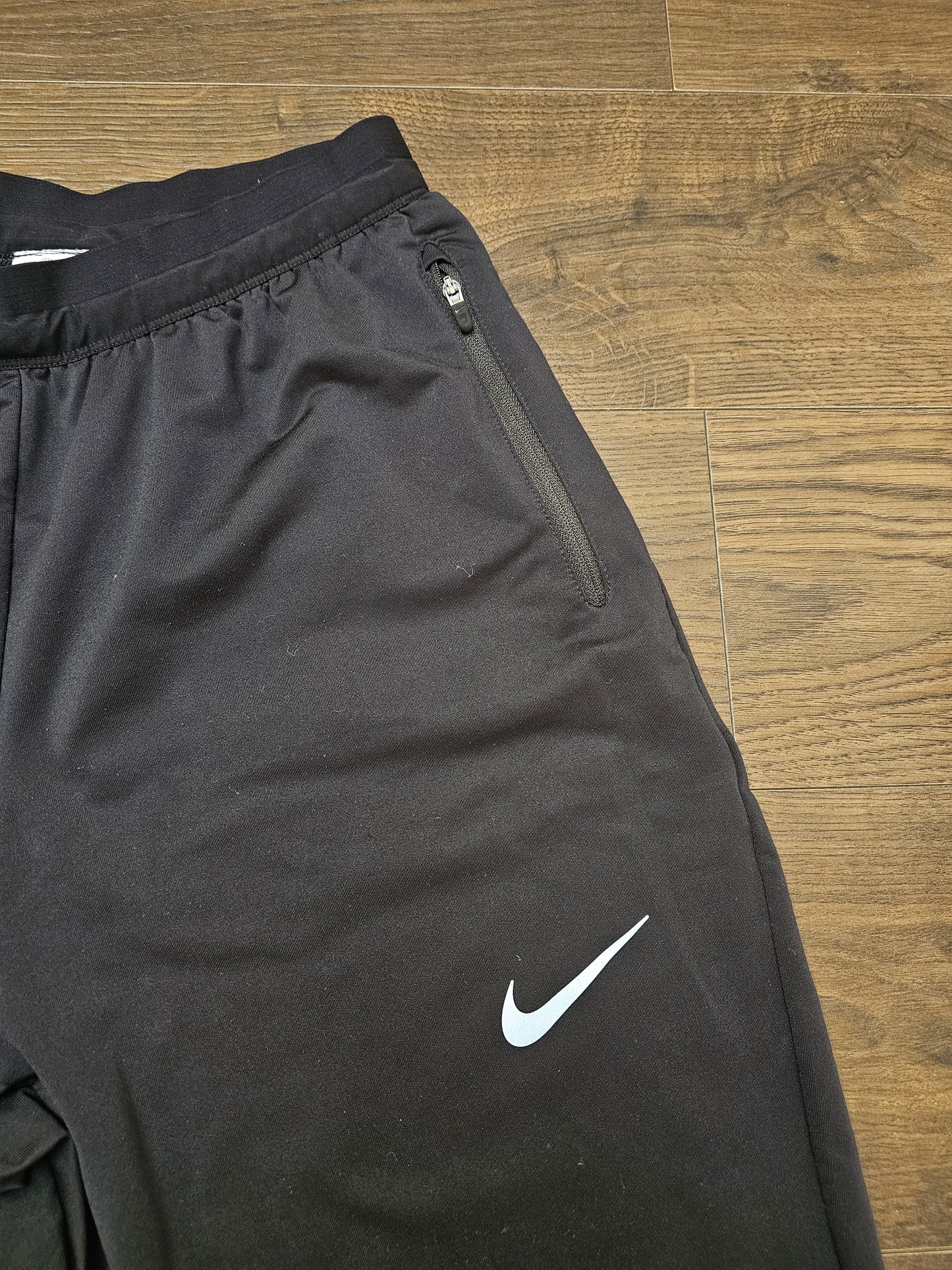 Nike Black Dri-Dit Mens Active Wear Running Trackies - M/Medium